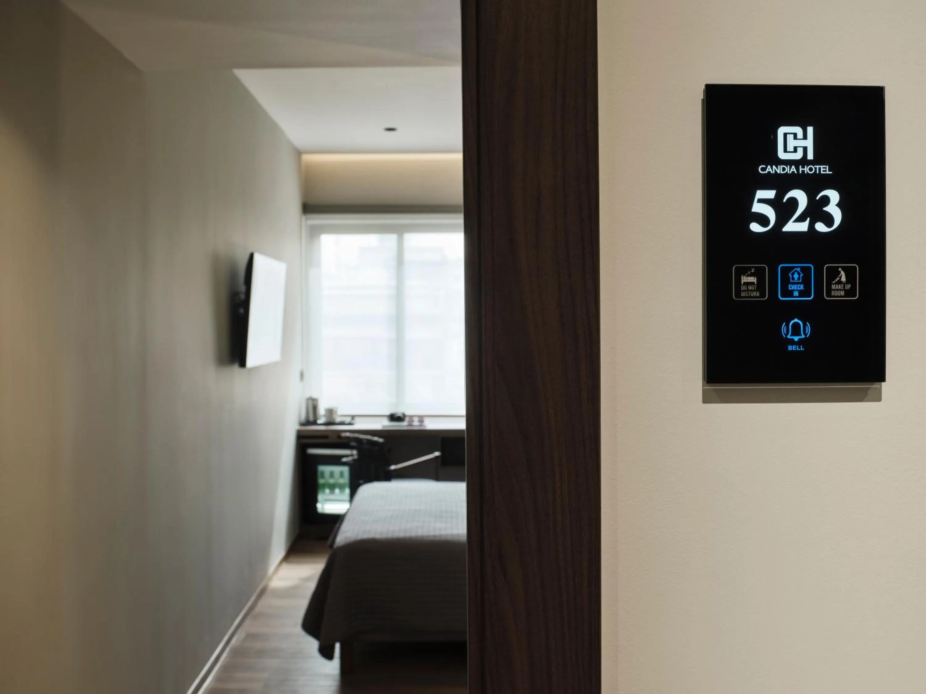 On site, Bed in Candia Hotel