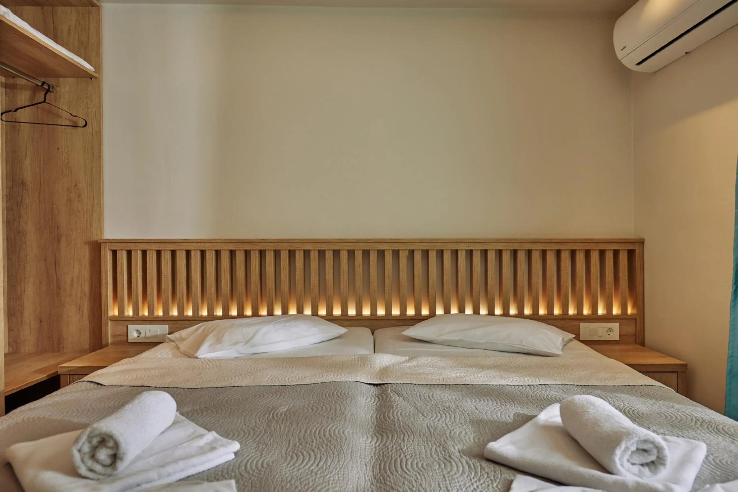 Bed in Iniohos Zante Hotel & Suites