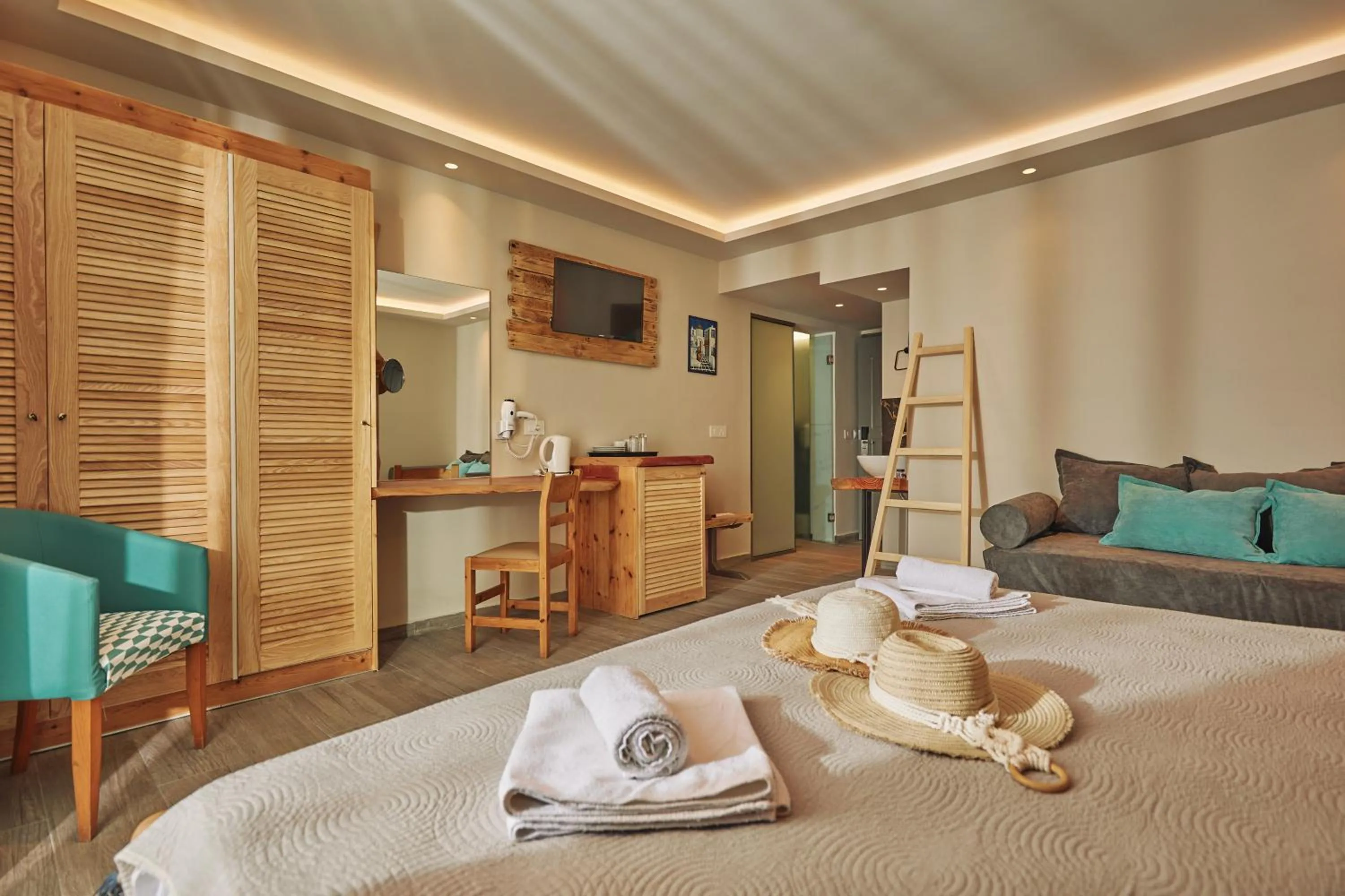 Photo of the whole room, Bed in Iniohos Zante Hotel & Suites