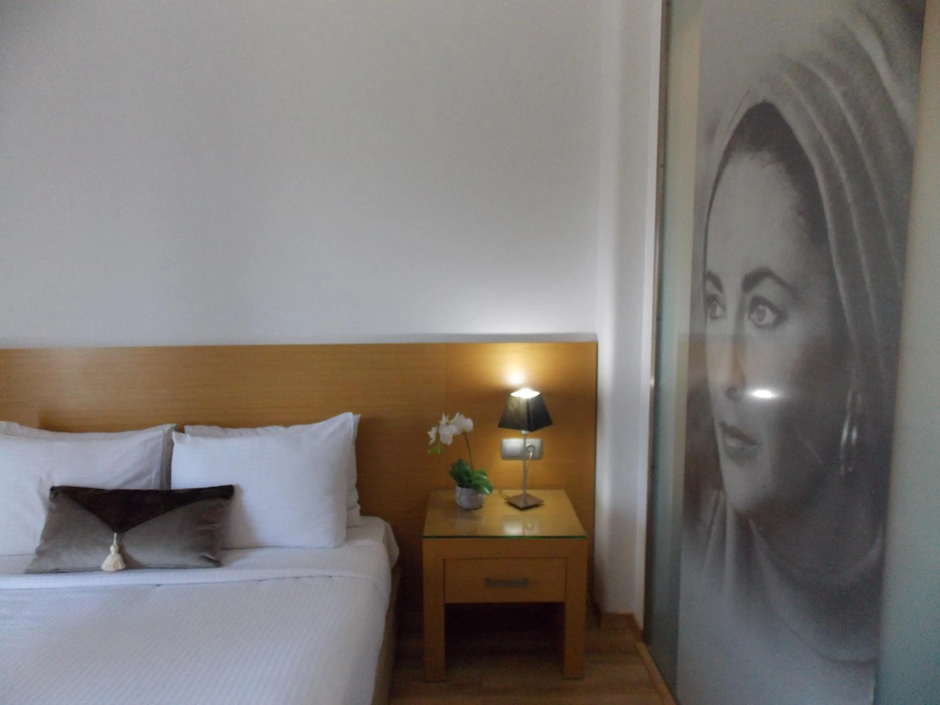 Decorative detail, Bed in Hotel Alexandros