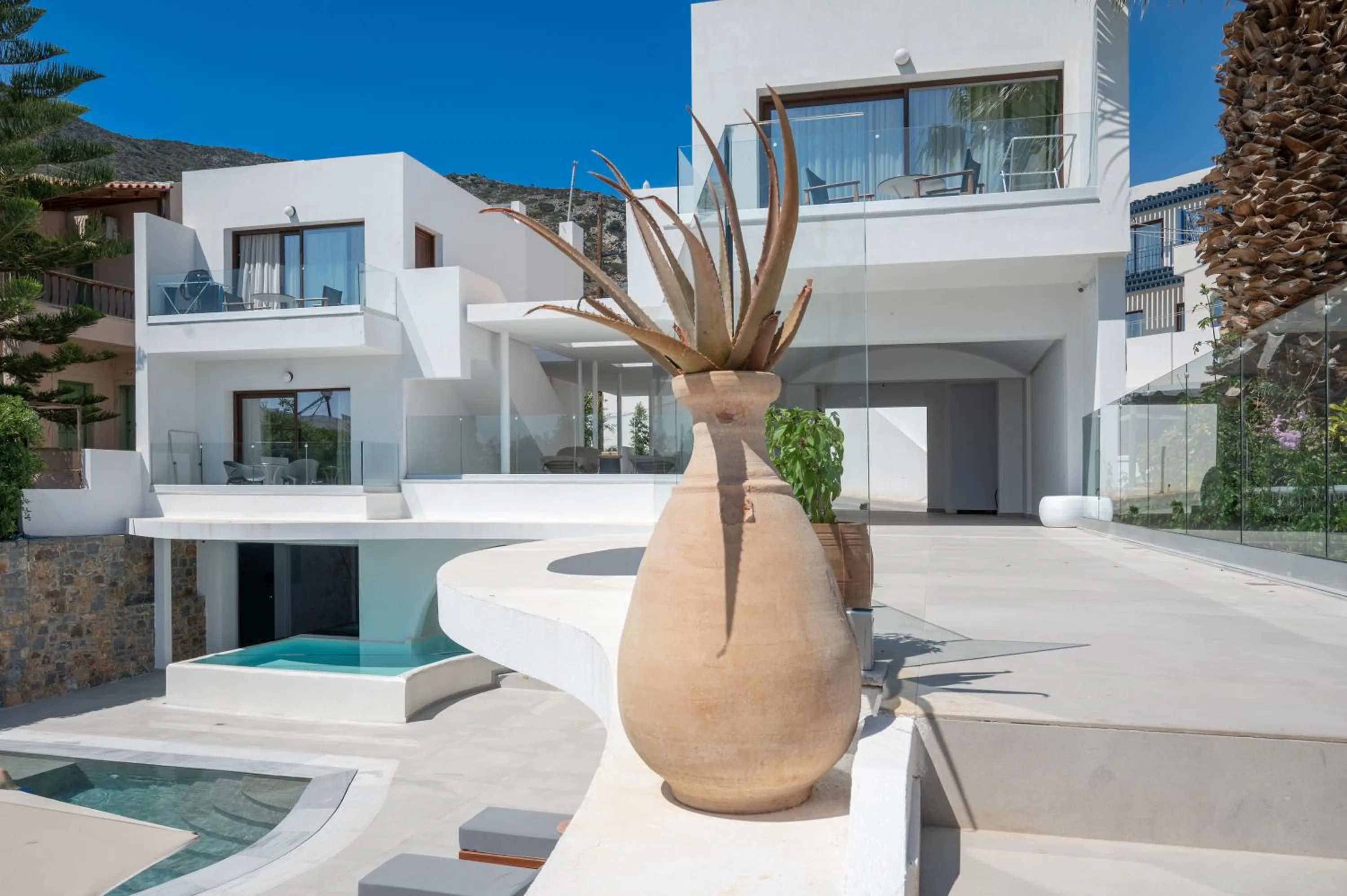 Property building in Mika Villas & Suites