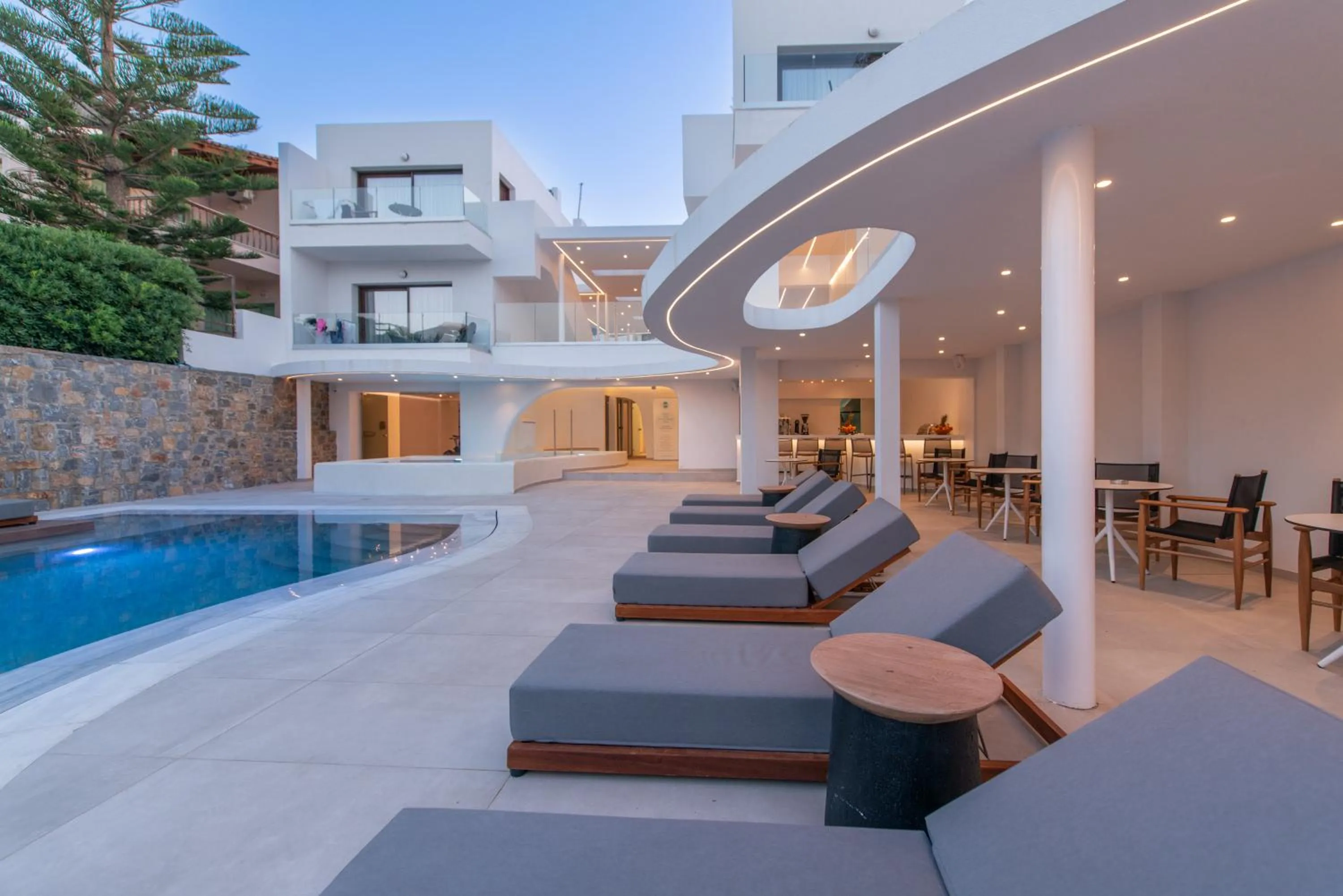 Property building in Mika Villas & Suites