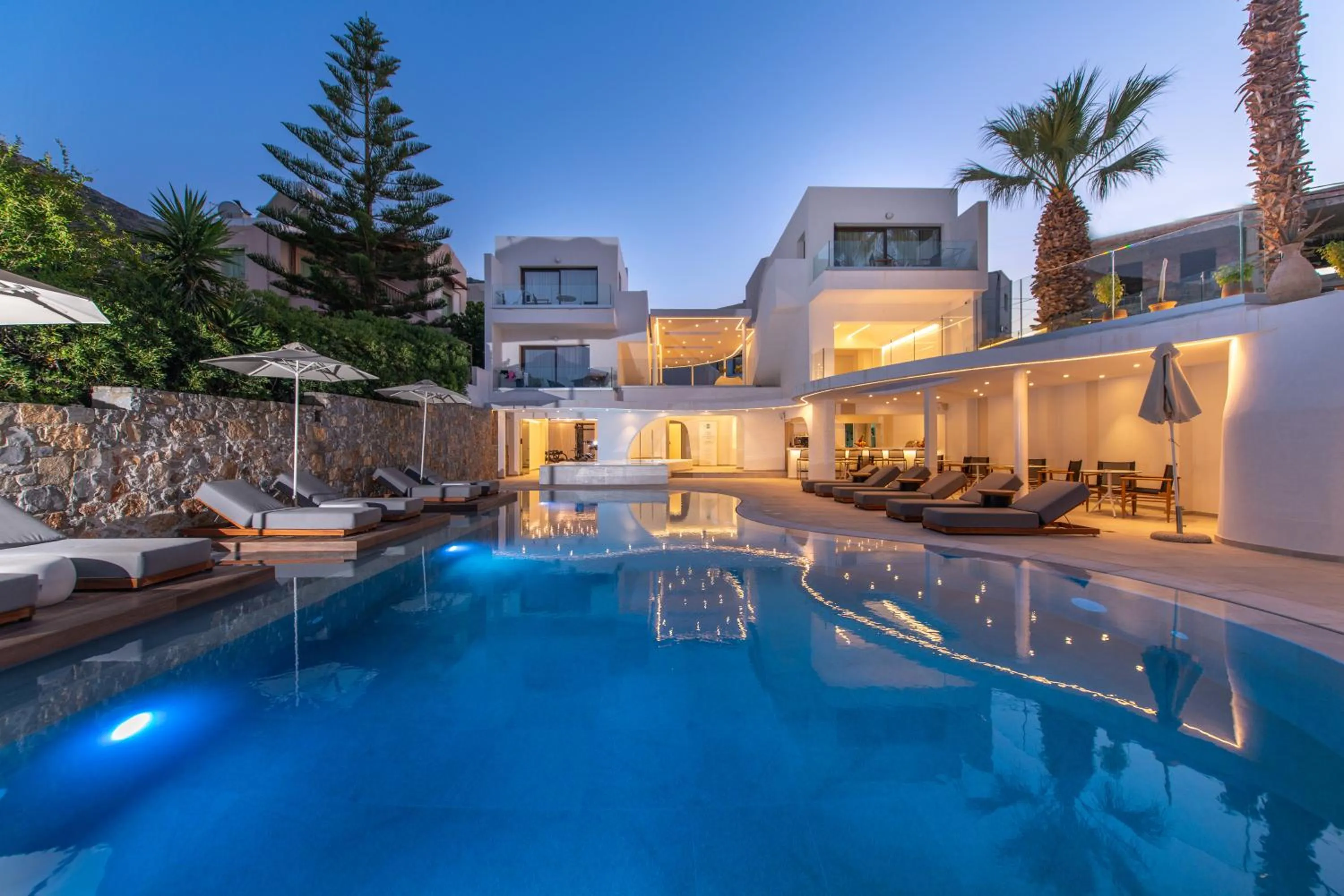 Property building in Mika Villas & Suites