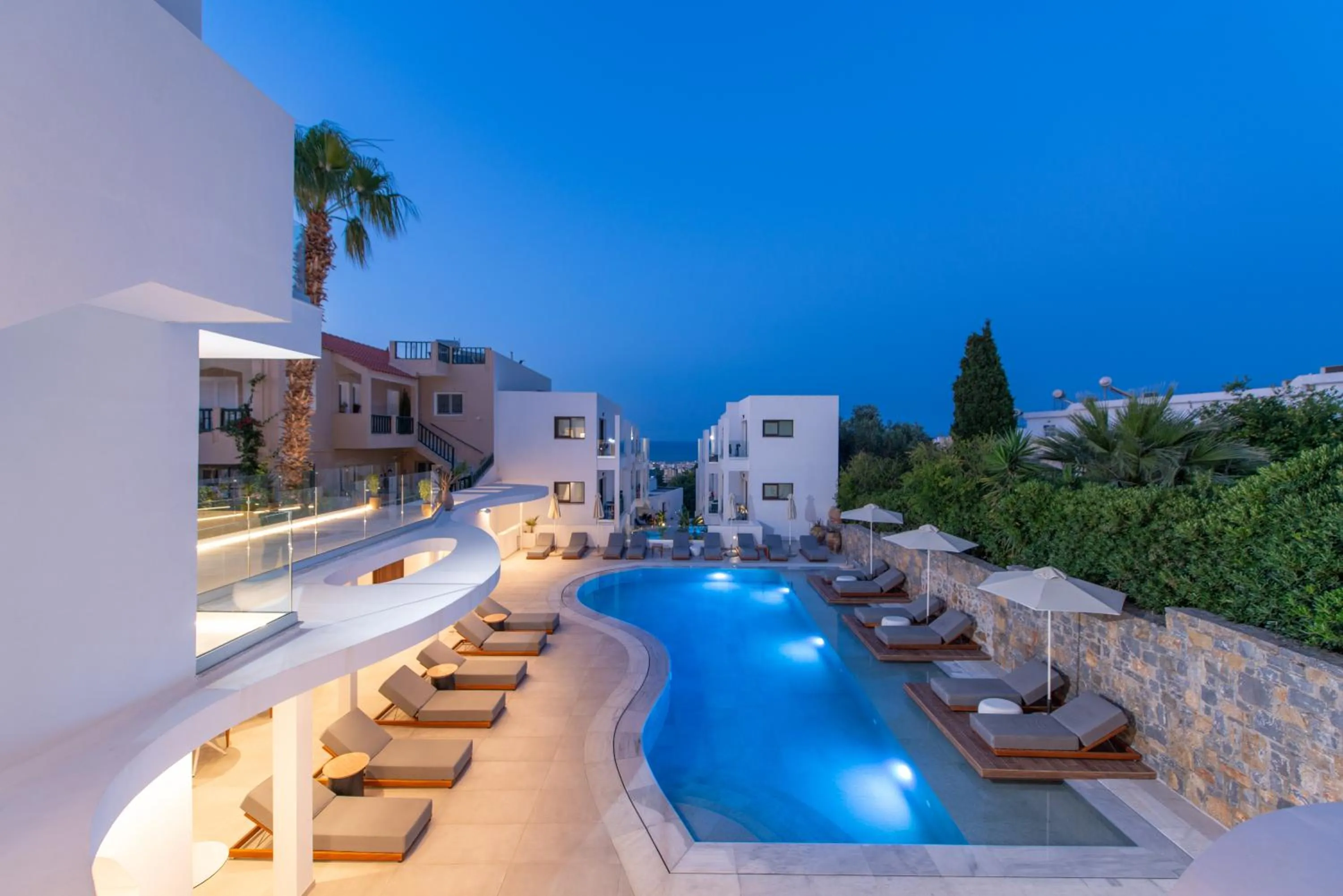 Property building in Mika Villas & Suites