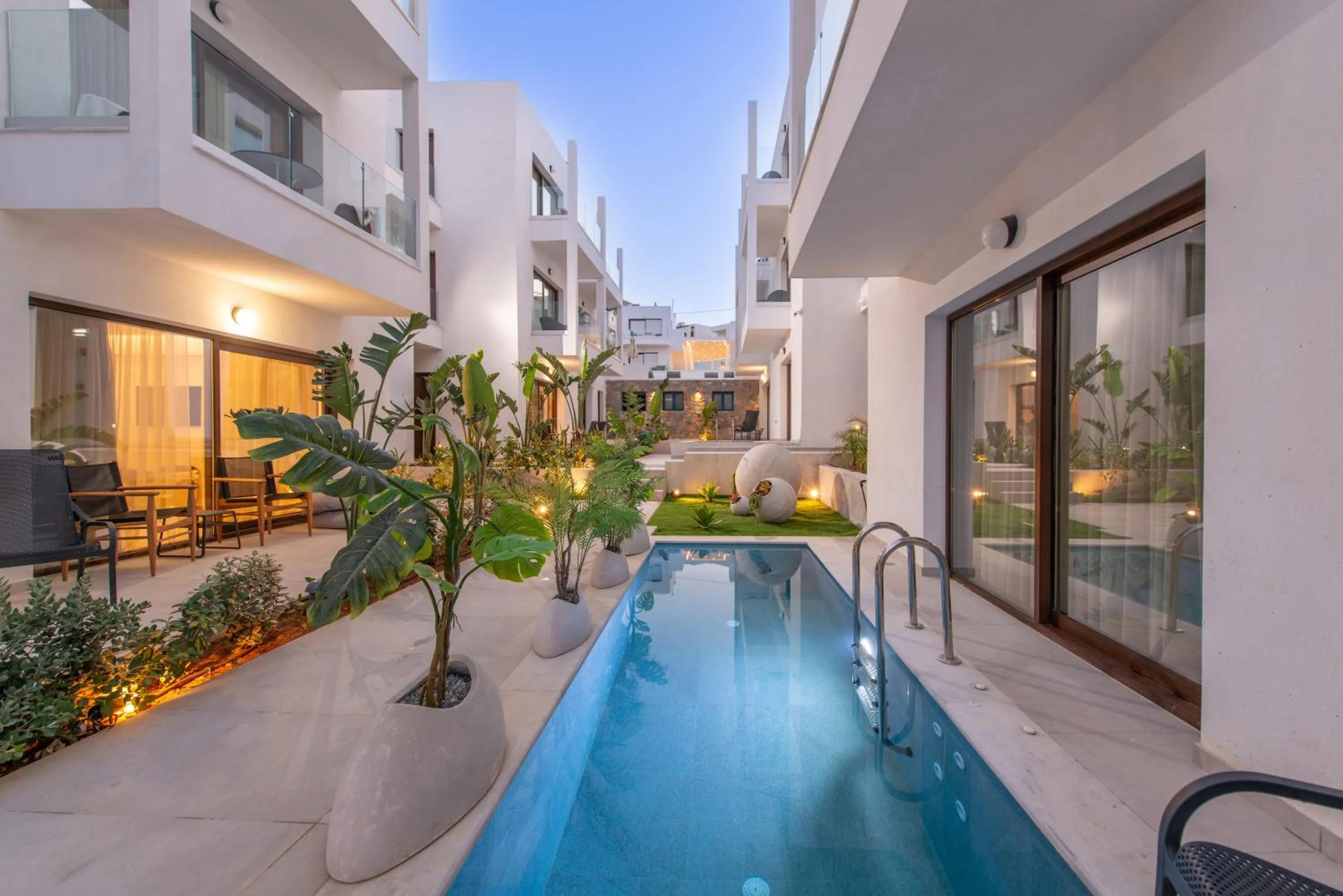 Property building in Mika Villas & Suites