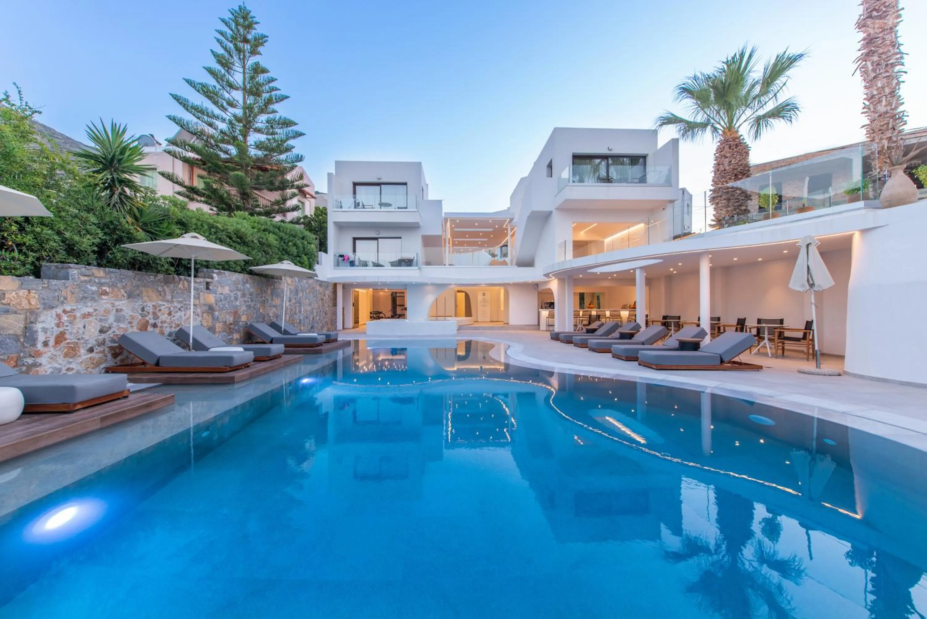 Property building in Mika Villas & Suites