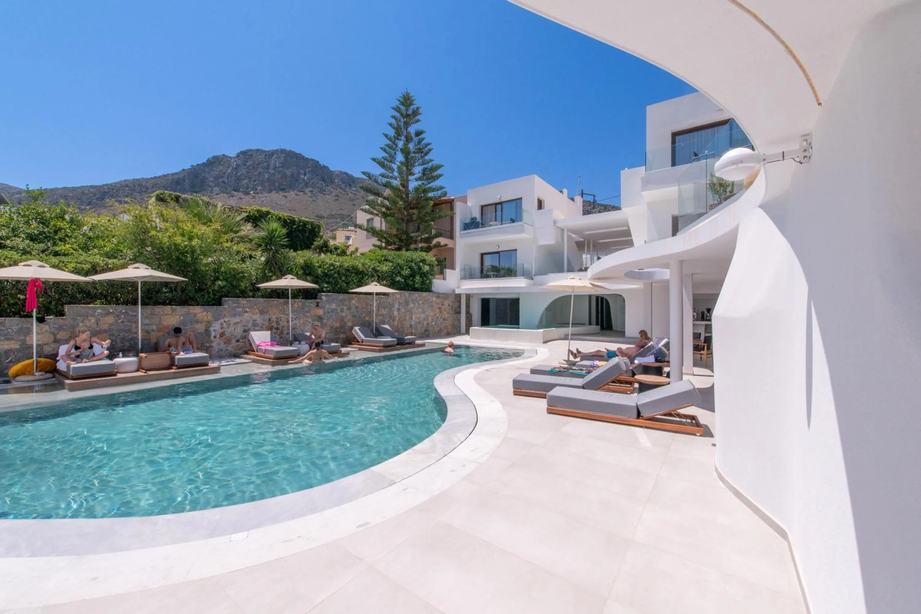 Property building in Mika Villas & Suites