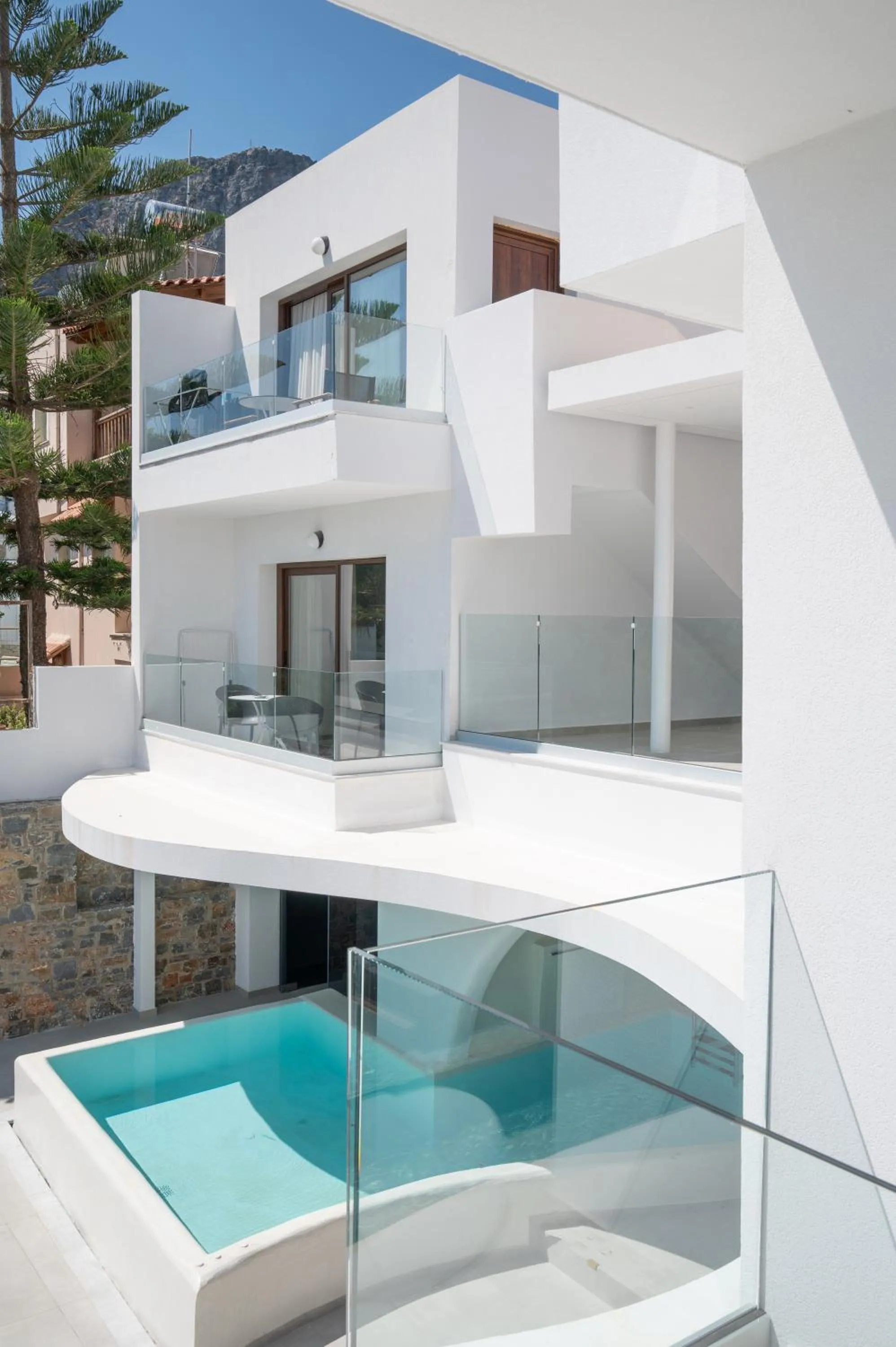 Property building in Mika Villas & Suites