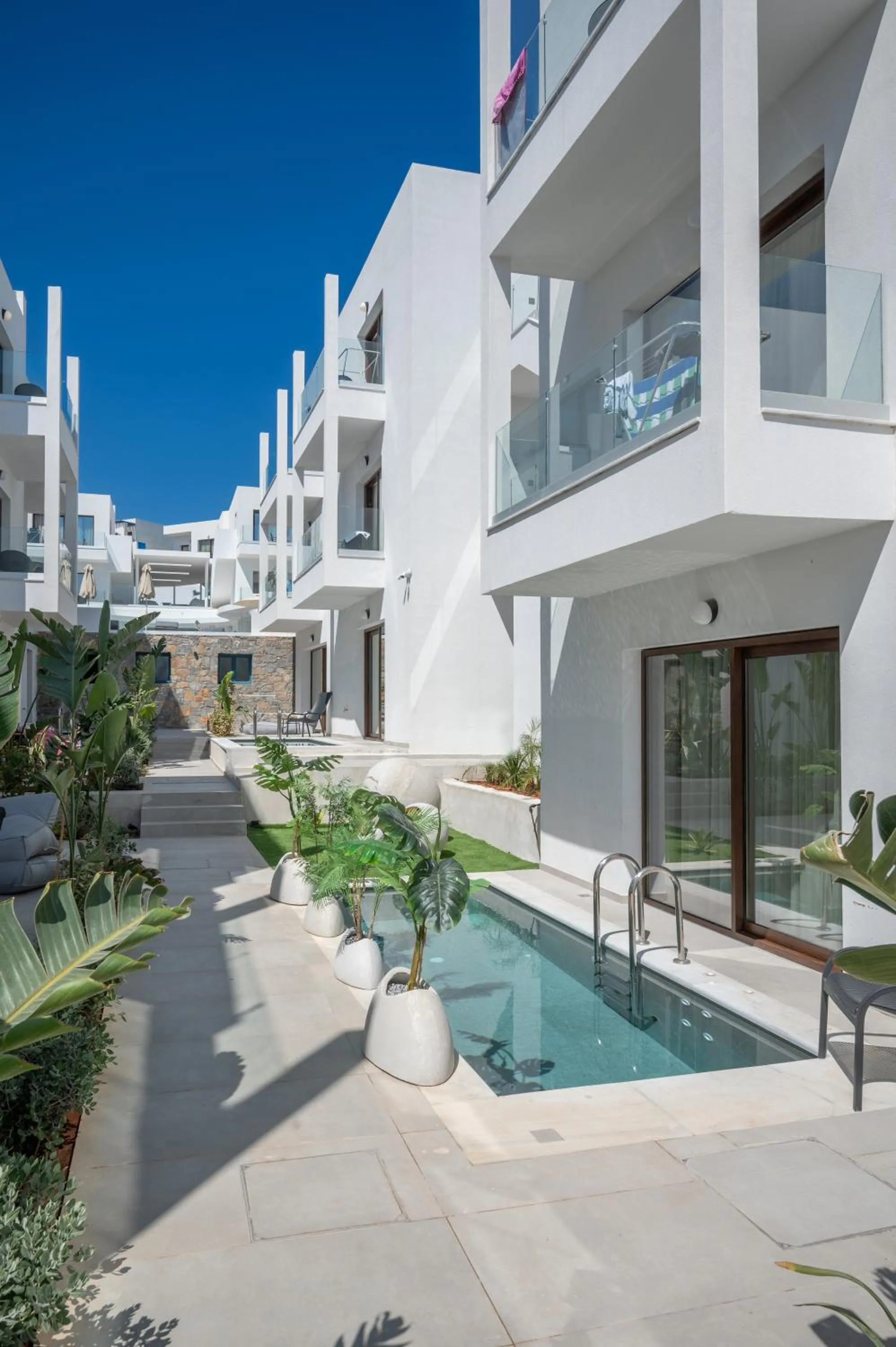 Property building in Mika Villas & Suites