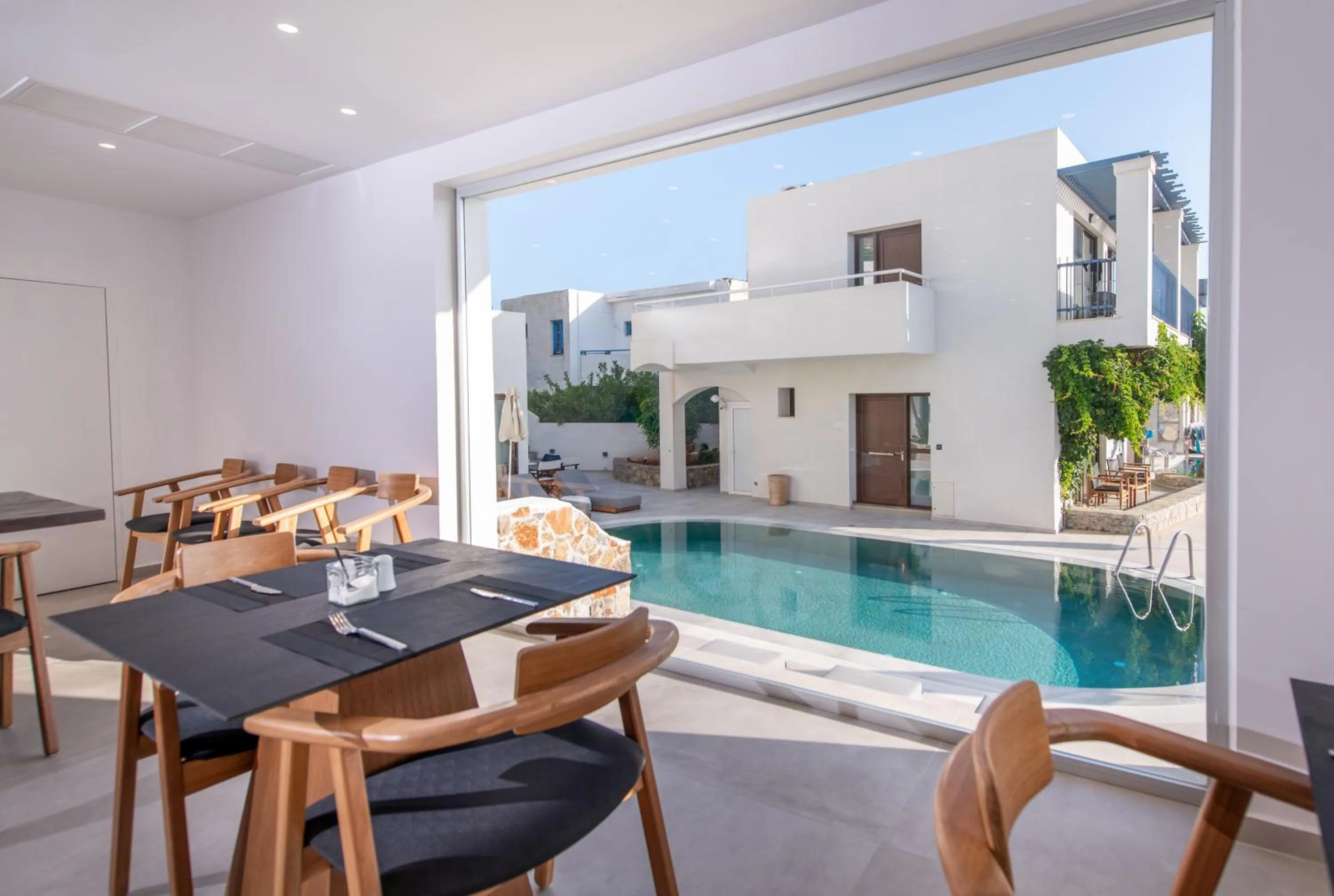 Property building in Mika Villas & Suites