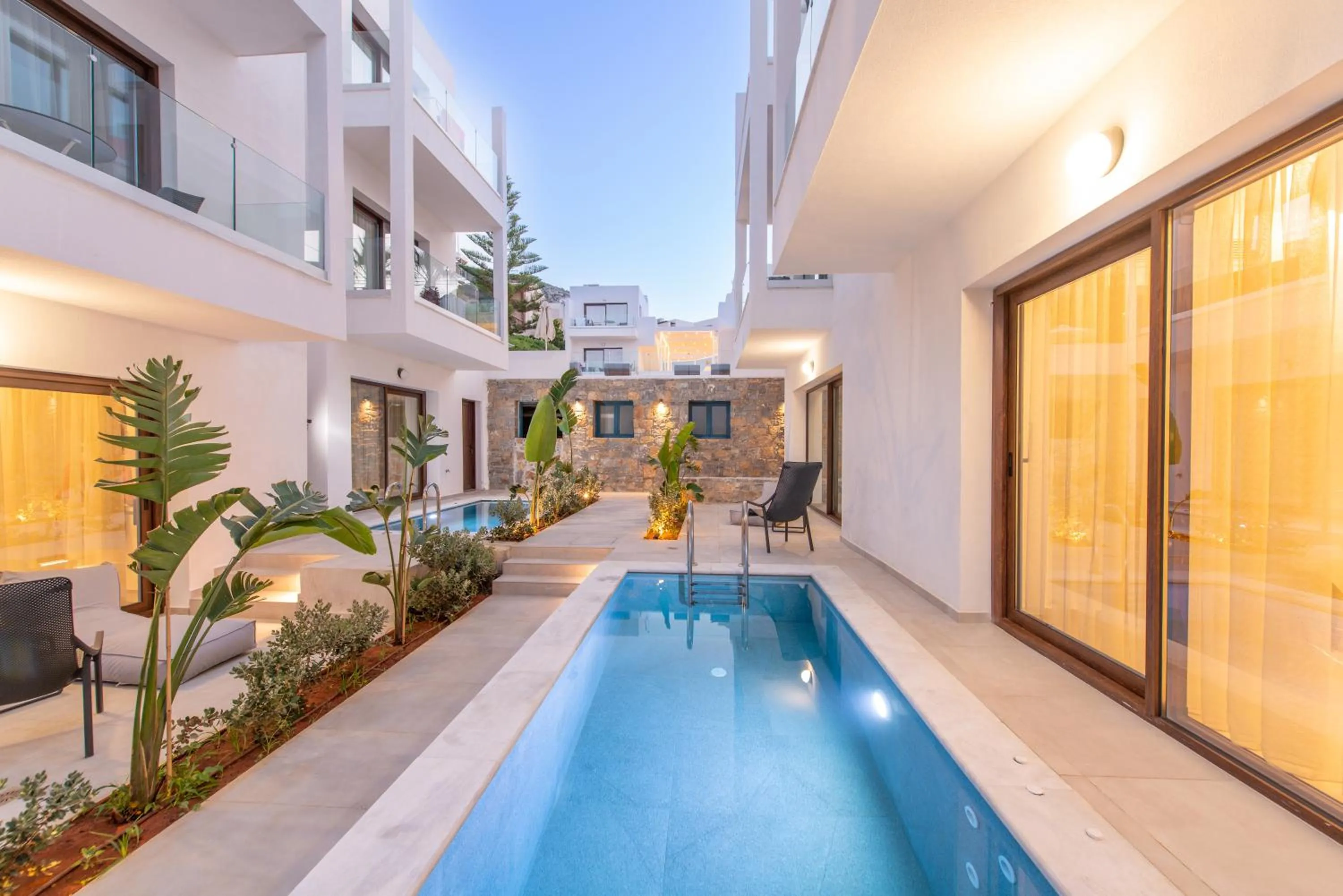 Property building in Mika Villas & Suites