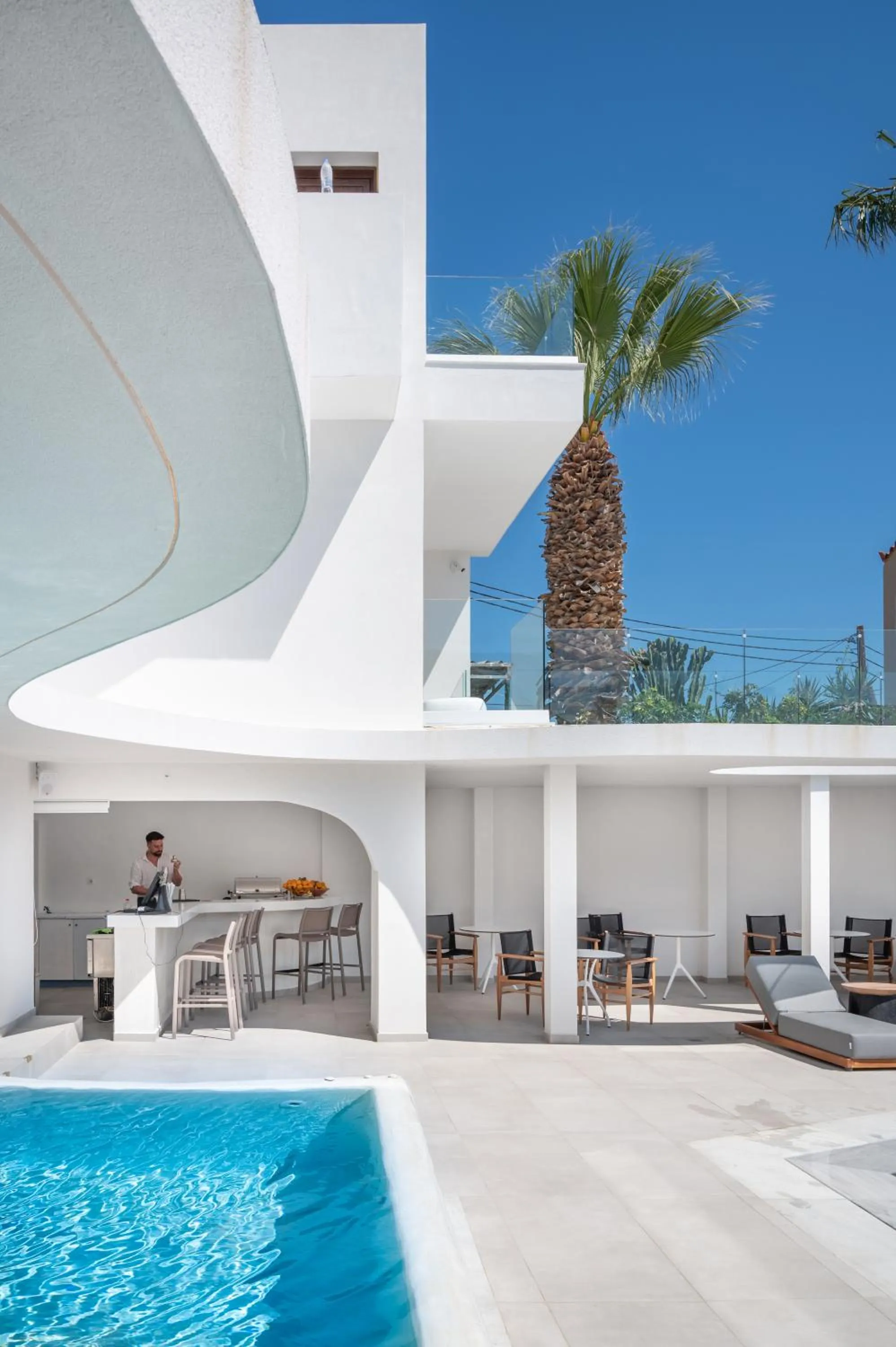 Property building in Mika Villas & Suites