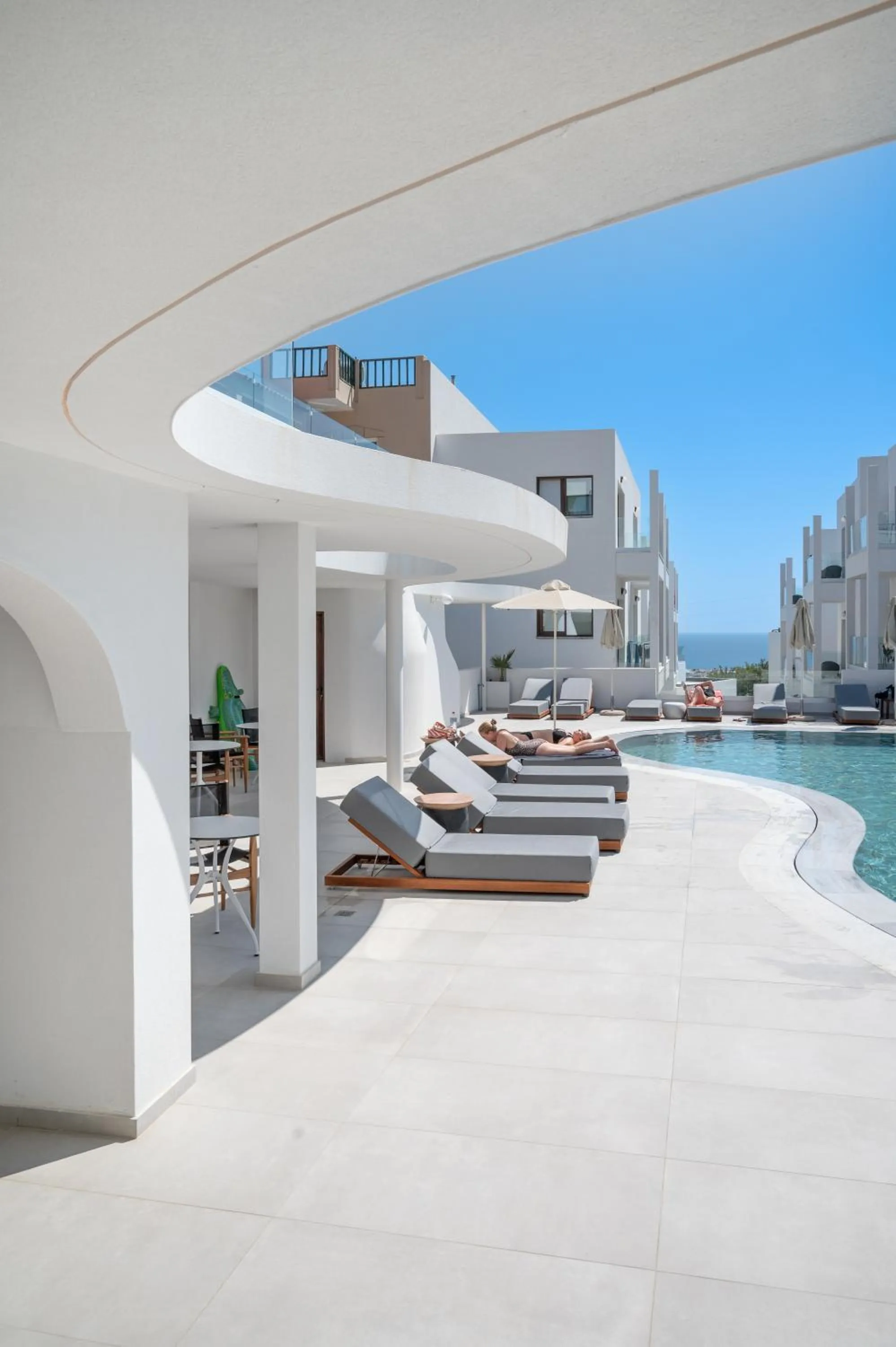 Property building in Mika Villas & Suites