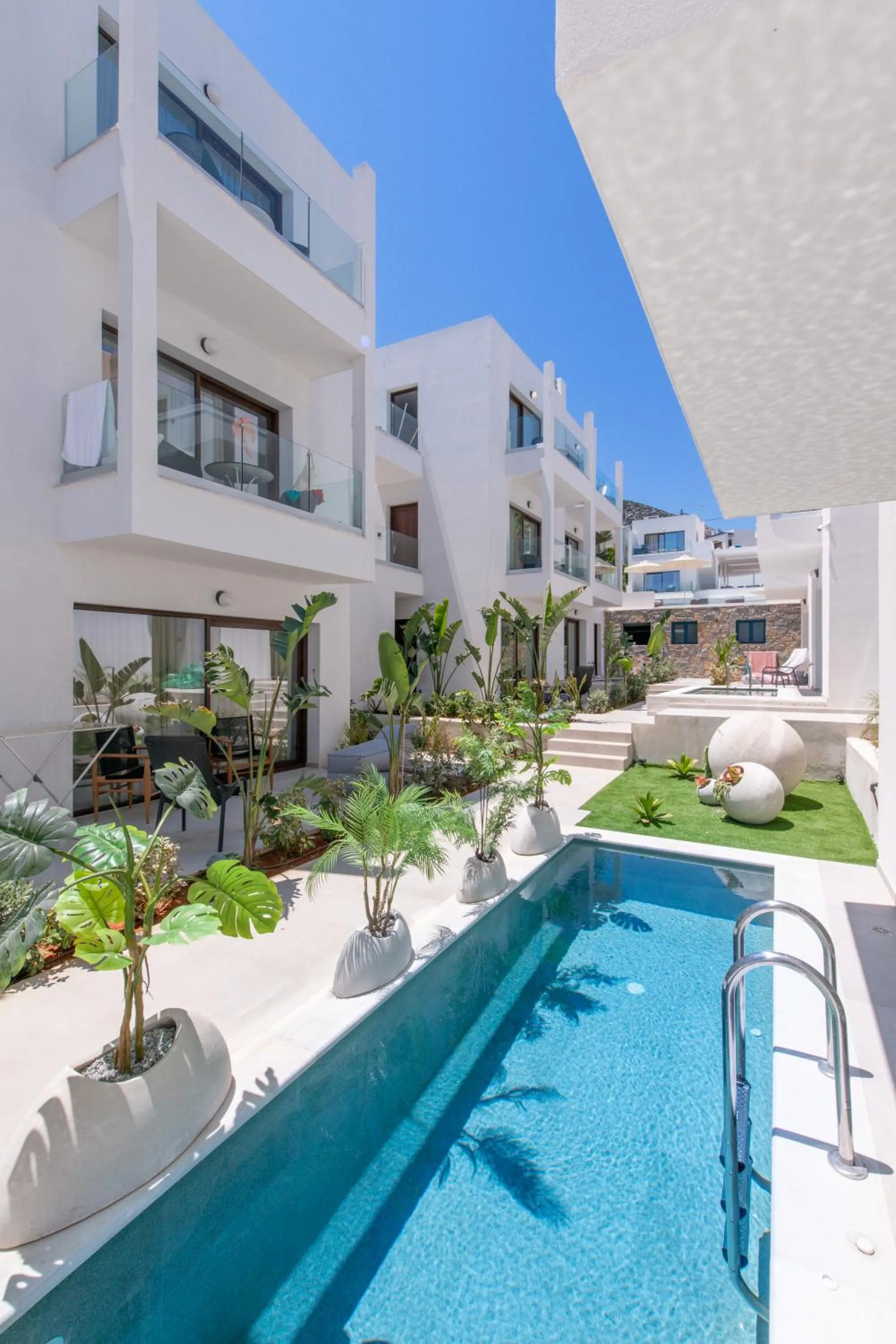 Property building in Mika Villas & Suites