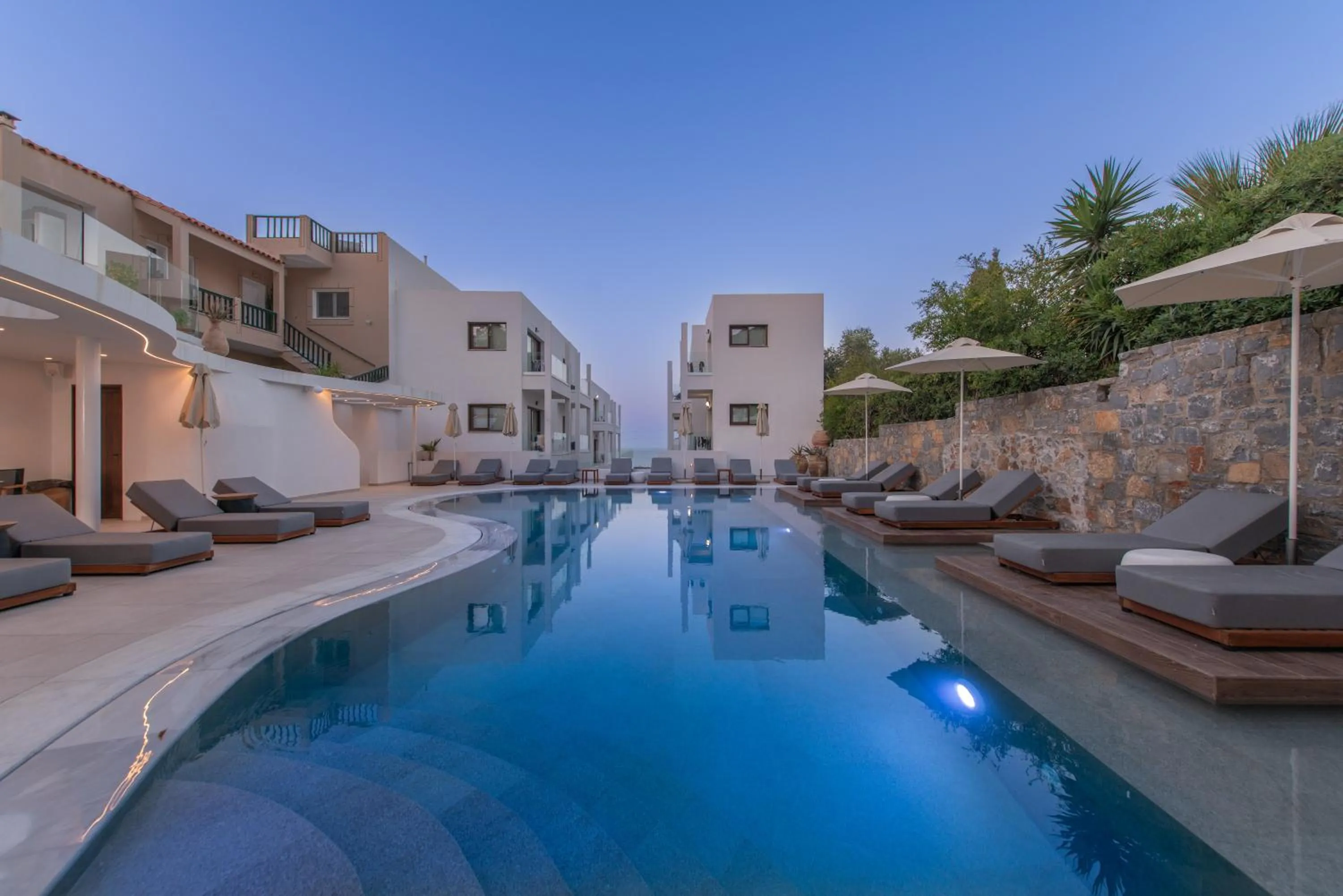 Property building in Mika Villas & Suites