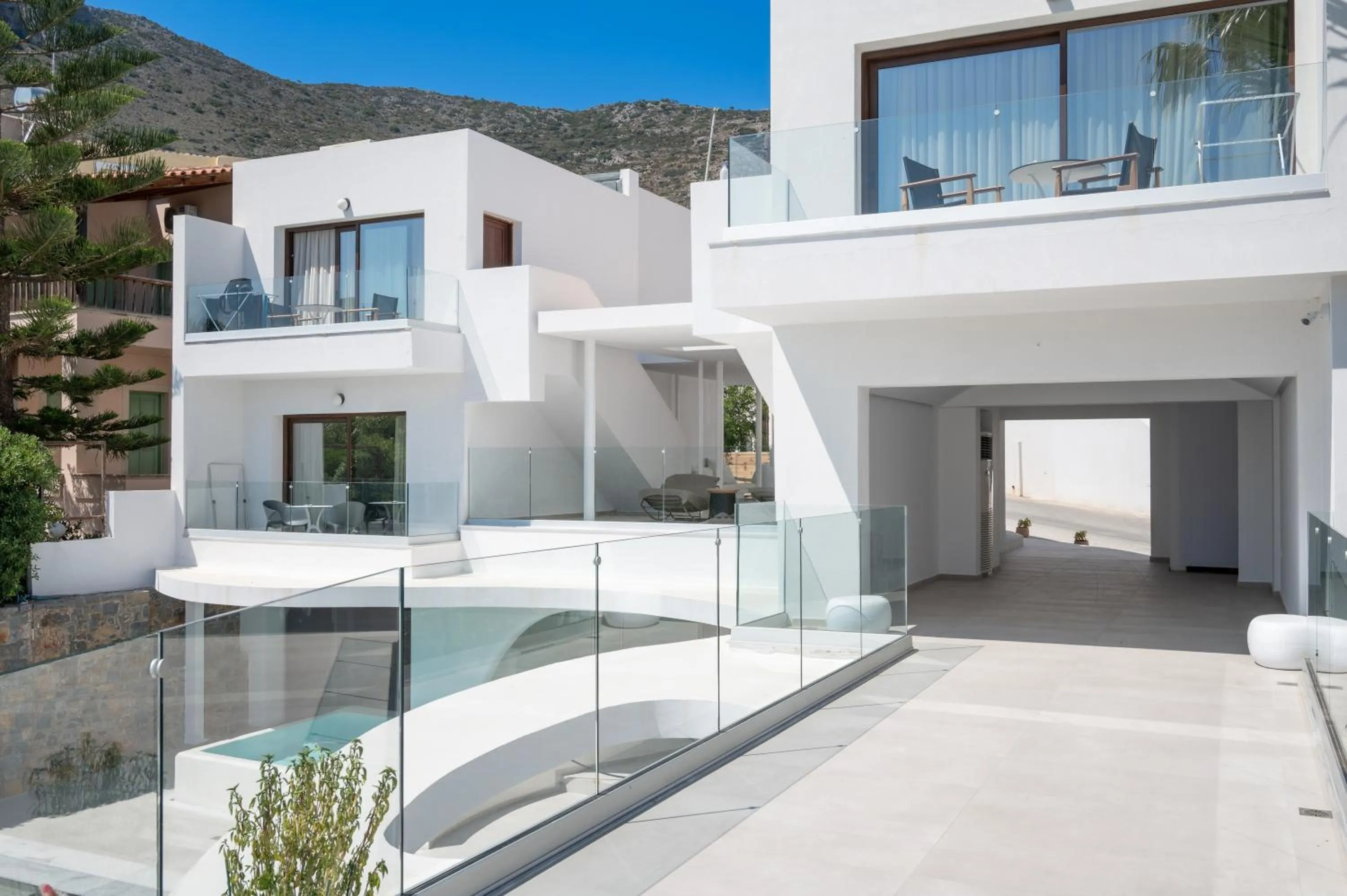 Property building in Mika Villas & Suites