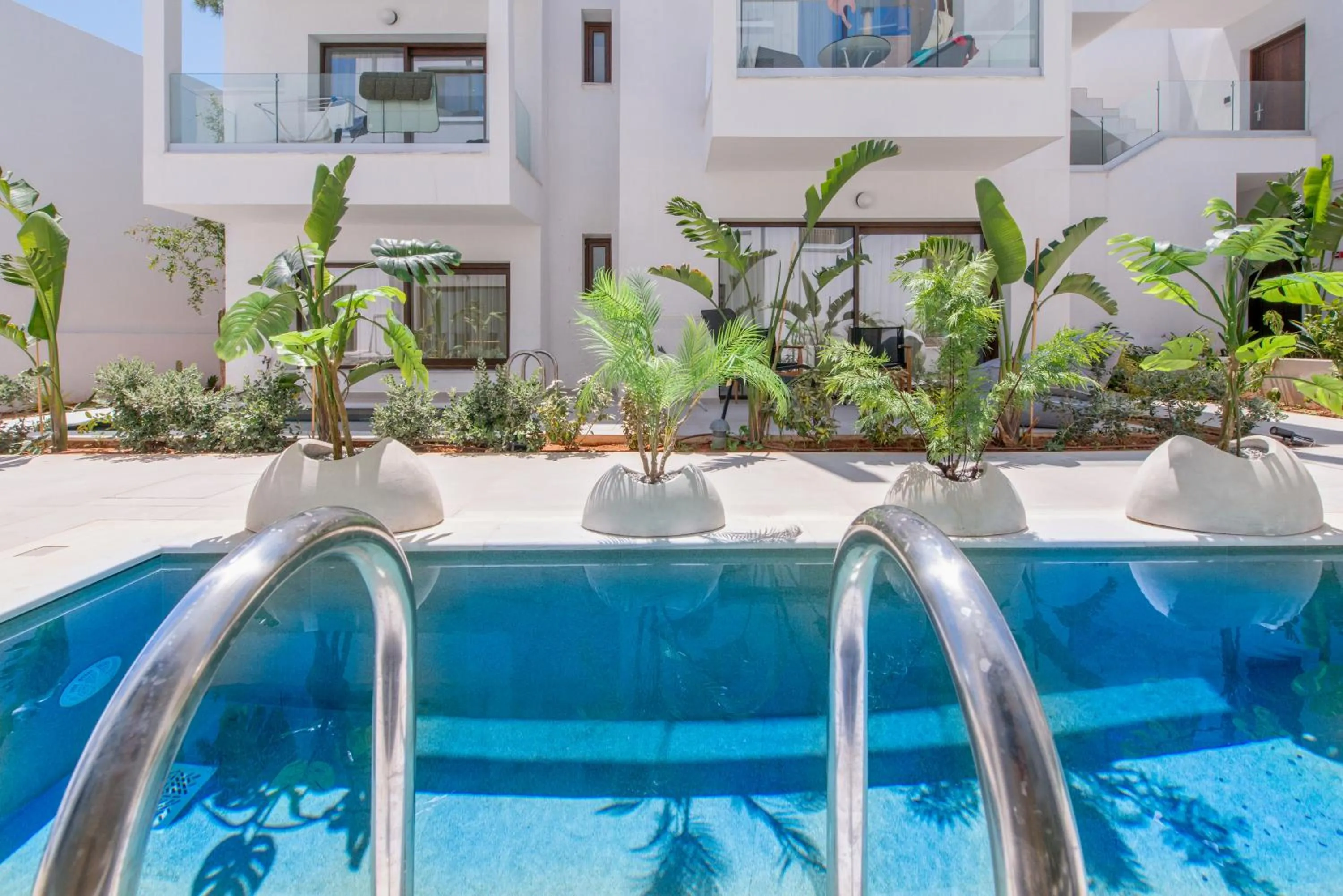 Property building in Mika Villas & Suites