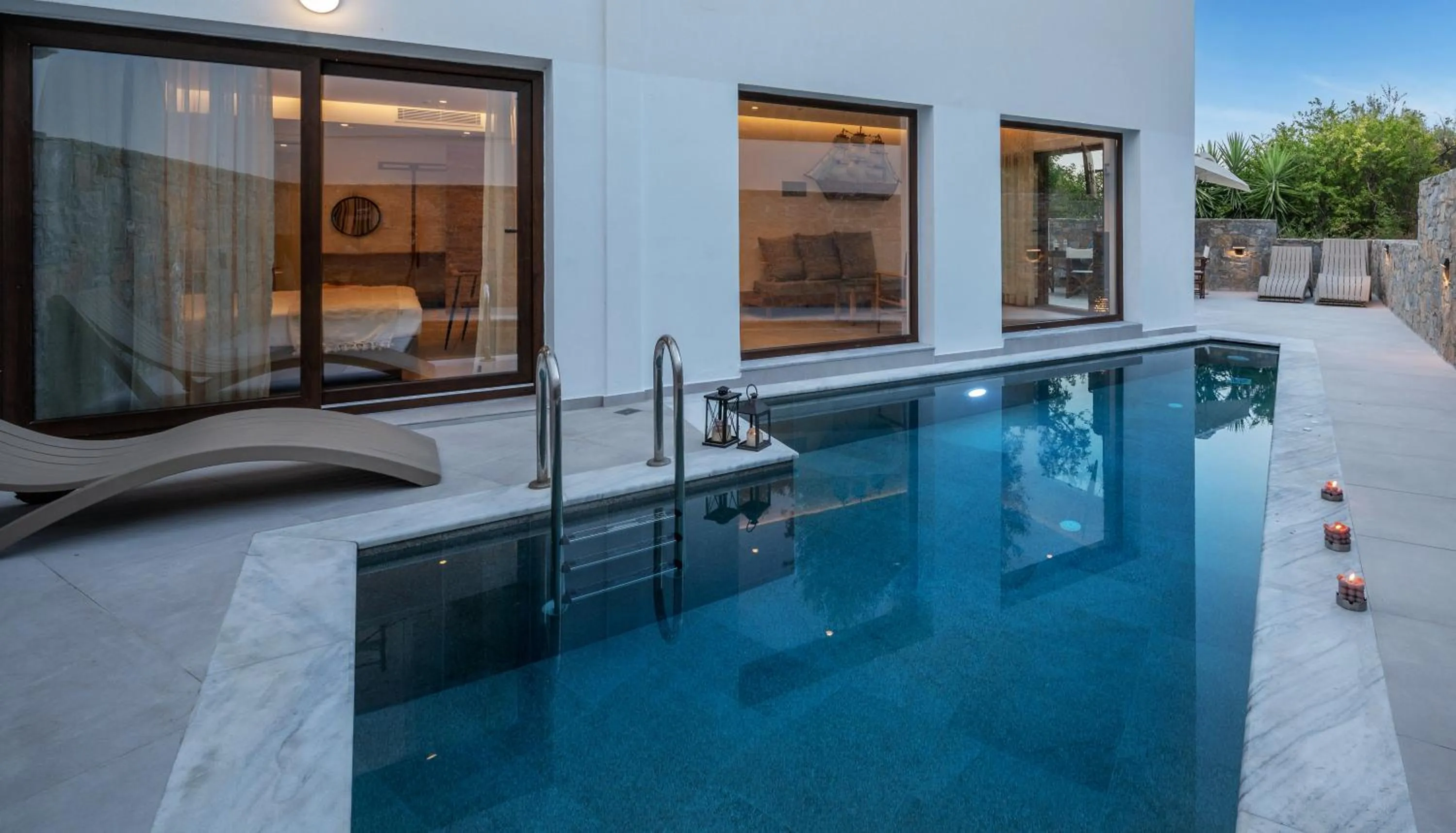 Patio in Mika Villas & Suites