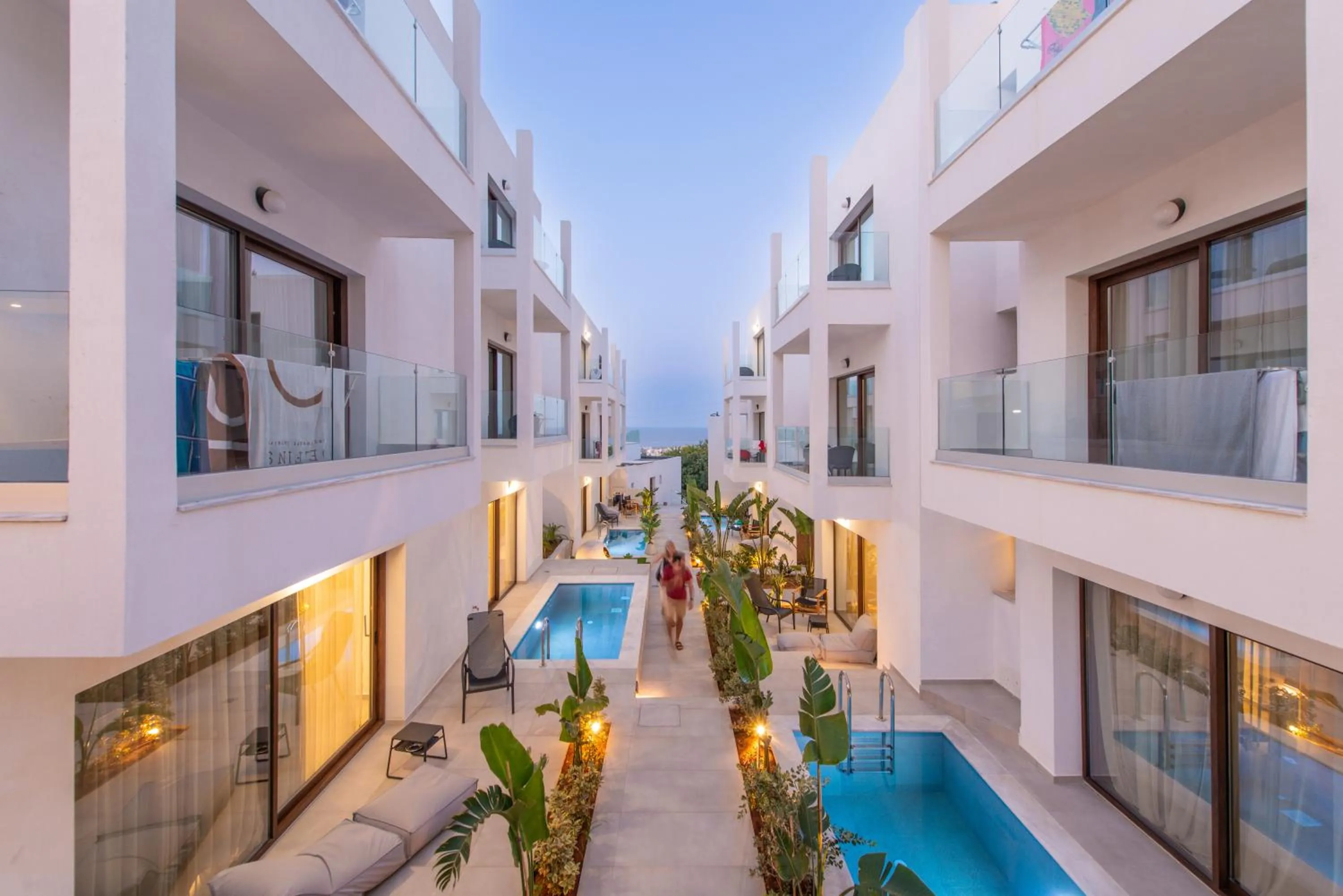 Property building in Mika Villas & Suites