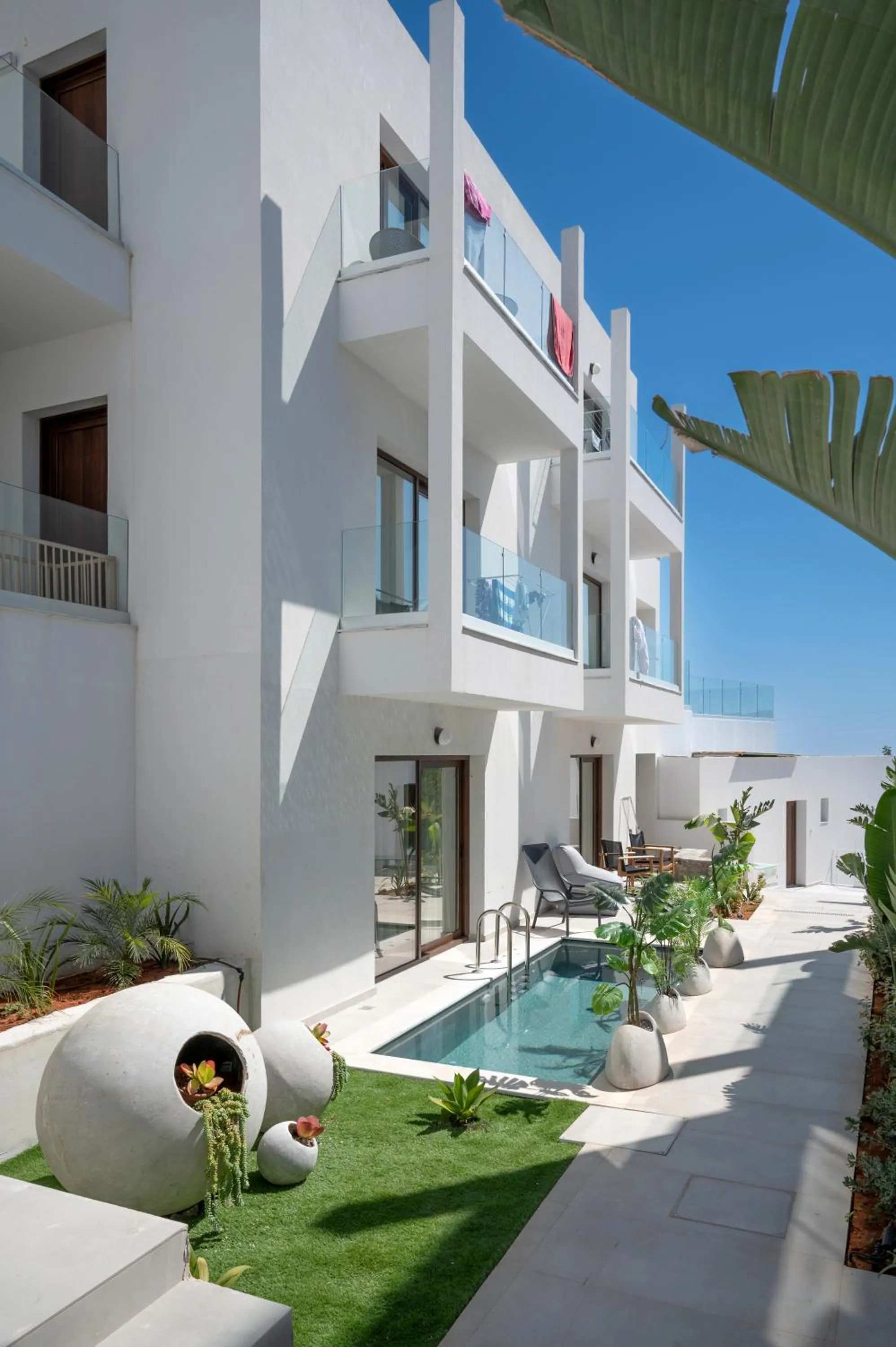 Property building in Mika Villas & Suites