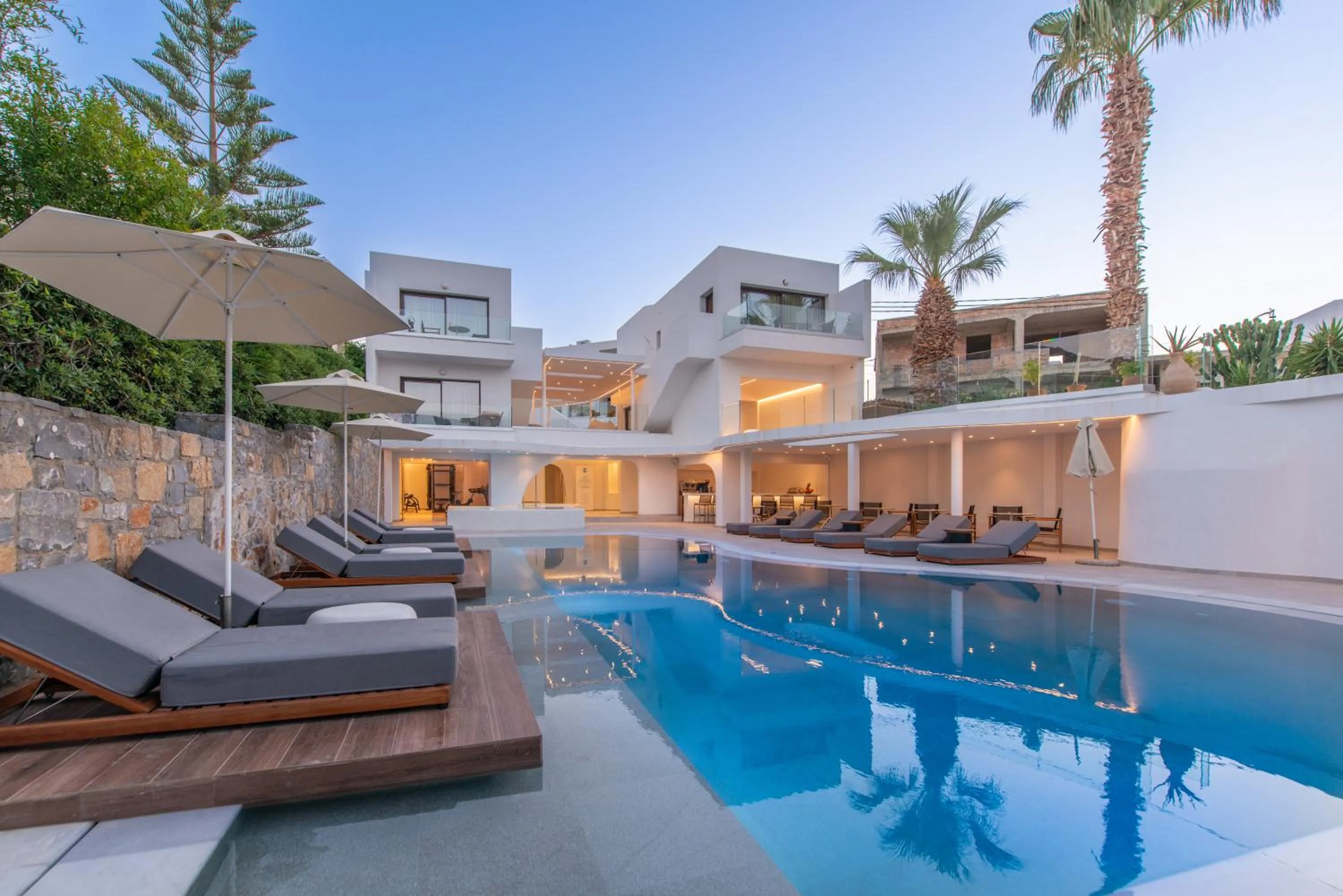 Property building in Mika Villas & Suites