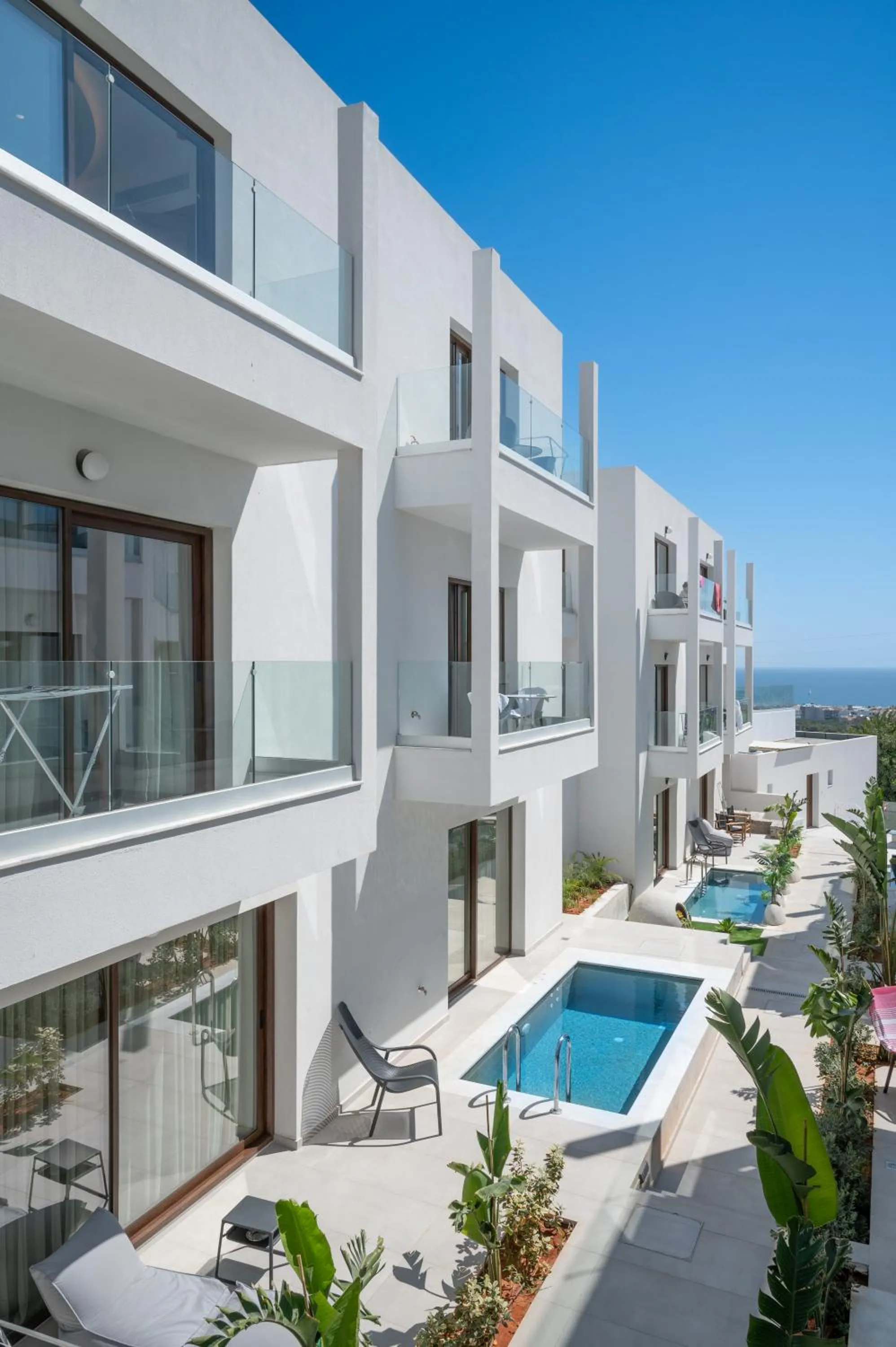 Property building in Mika Villas & Suites