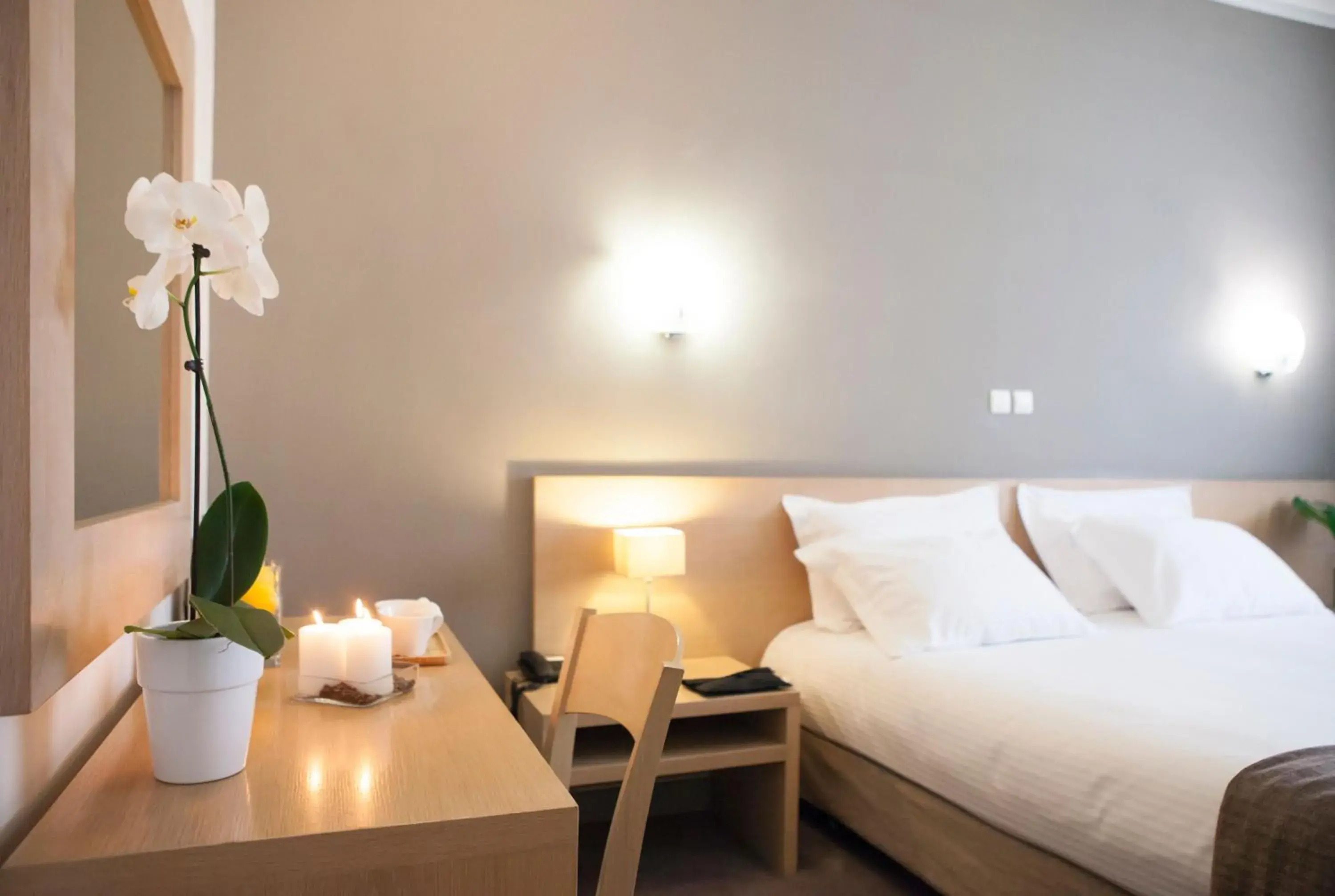 Bed in Nestos Hotel Bed in Nestos Hotel