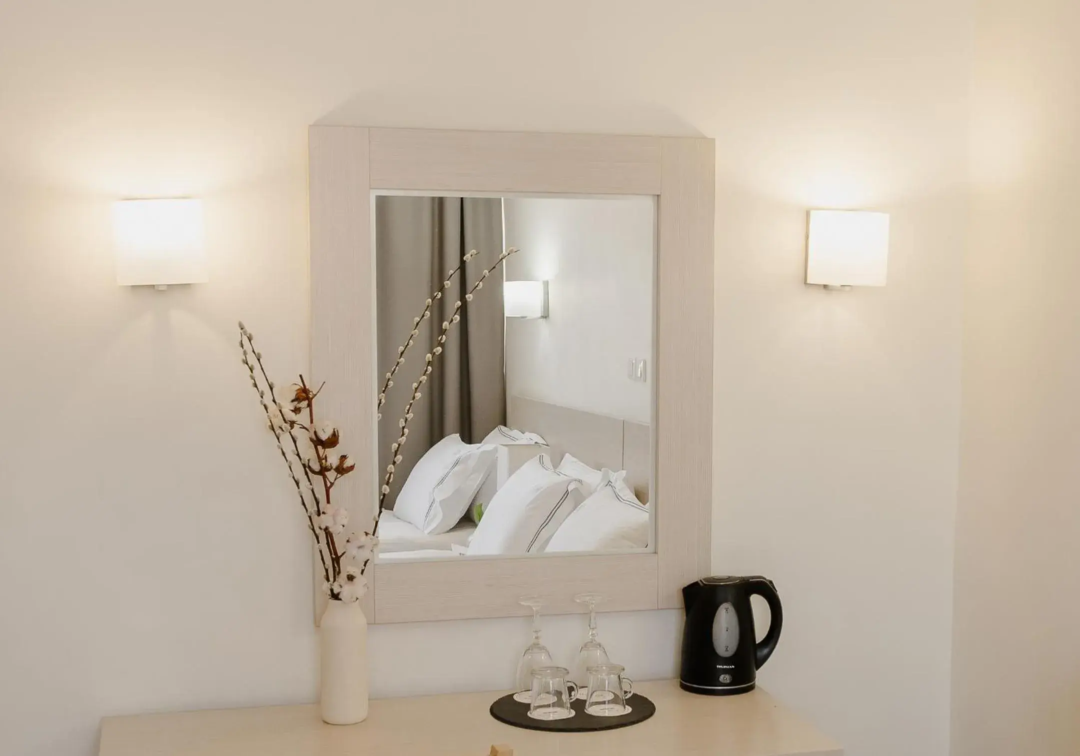 Bed in Nestos Hotel Bed in Nestos Hotel