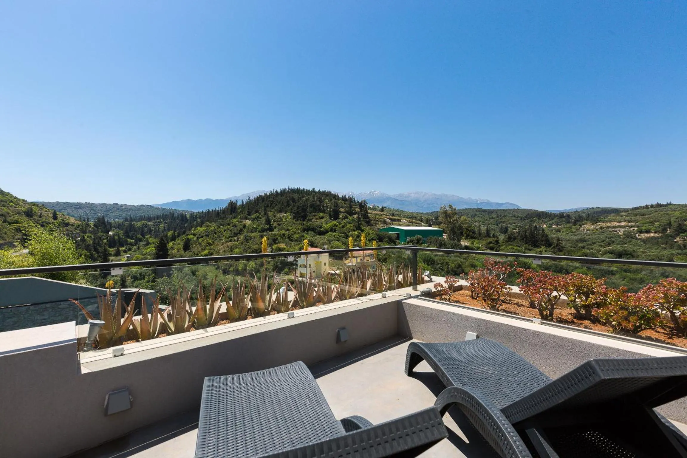 Balcony/Terrace in Elea Villas - Aspro & Blanche
