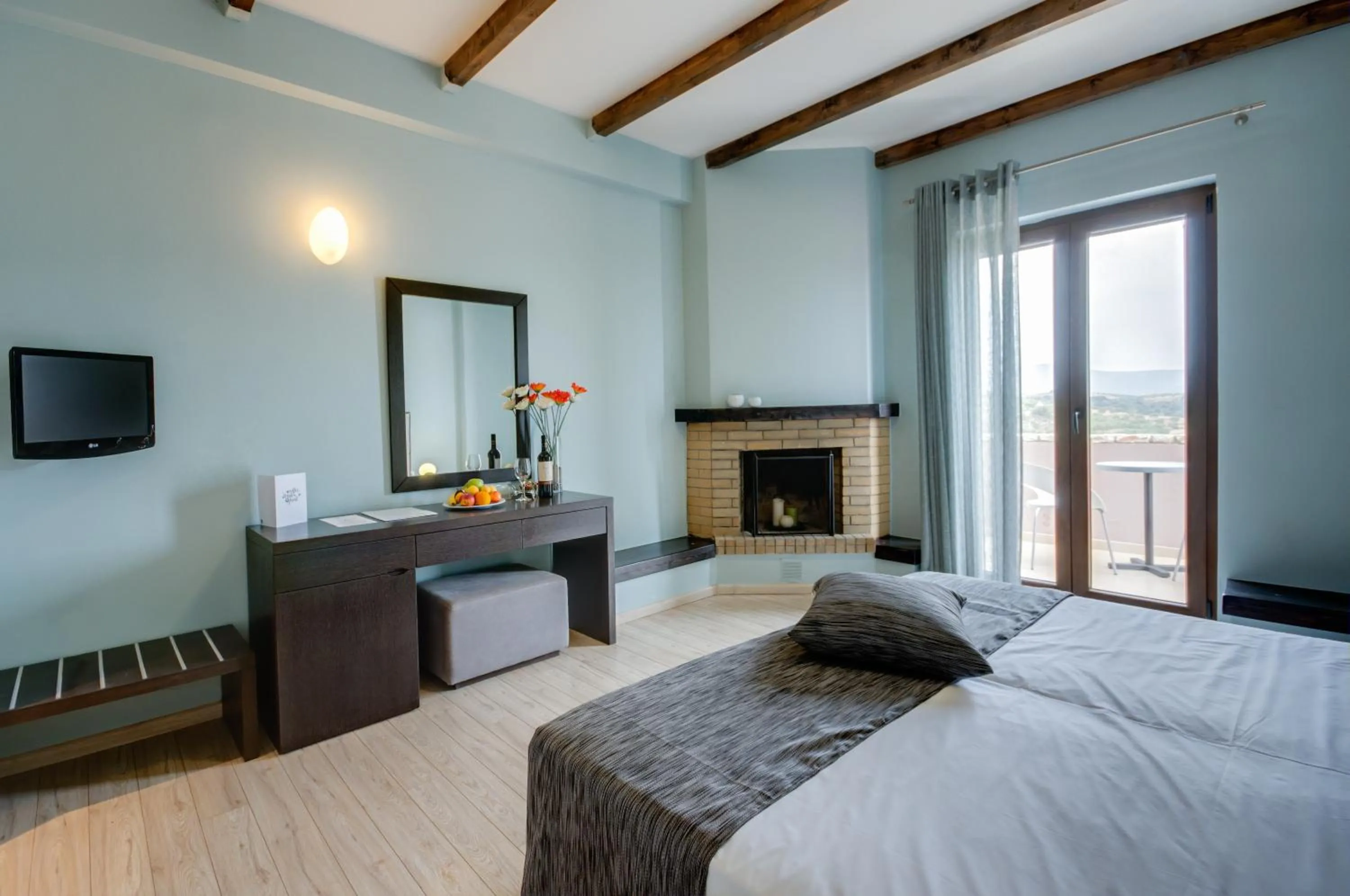 Decorative detail, Bed in Perivoli Country Hotel & Retreat