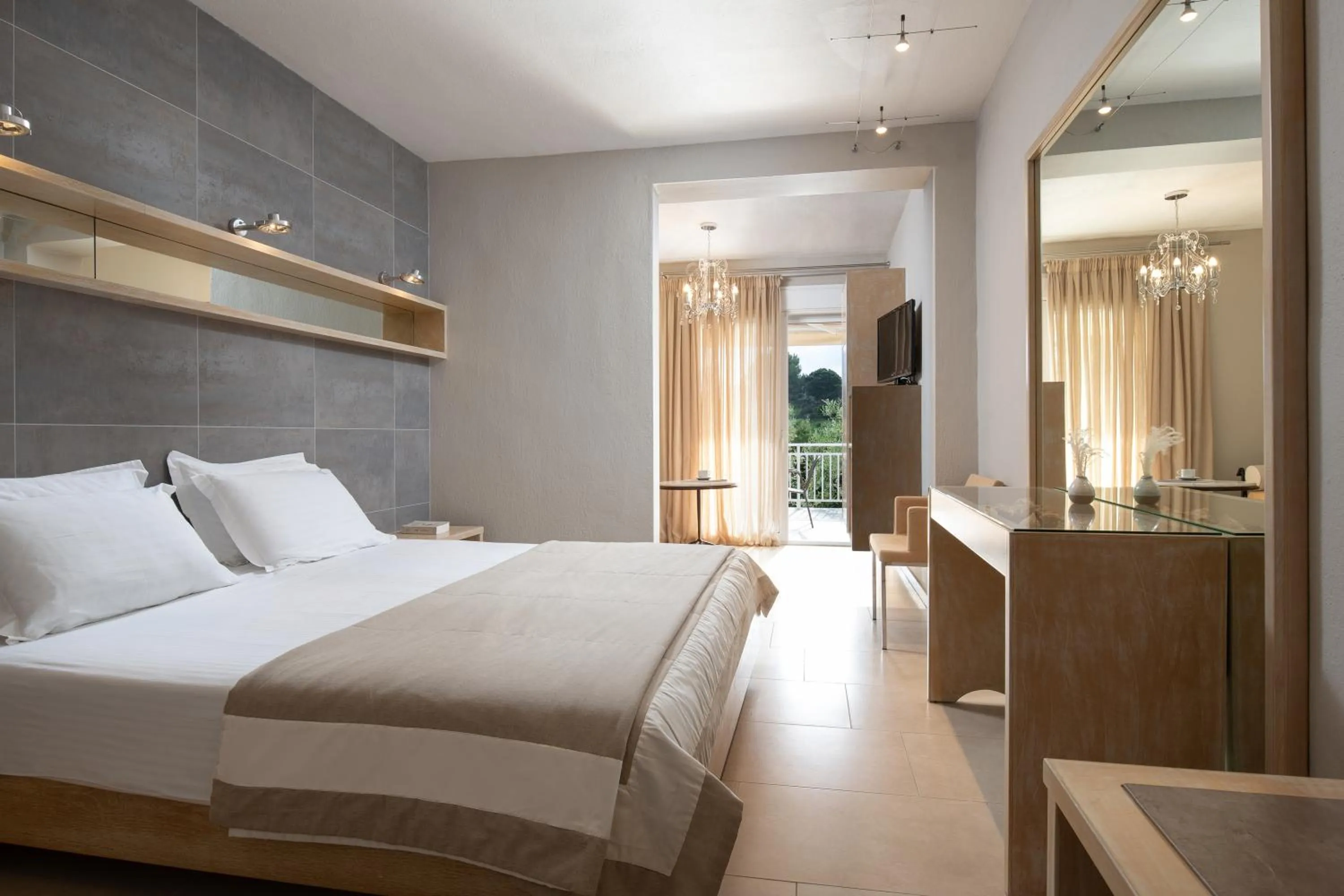 Bedroom, Bed in Antigoni Seaside Resort