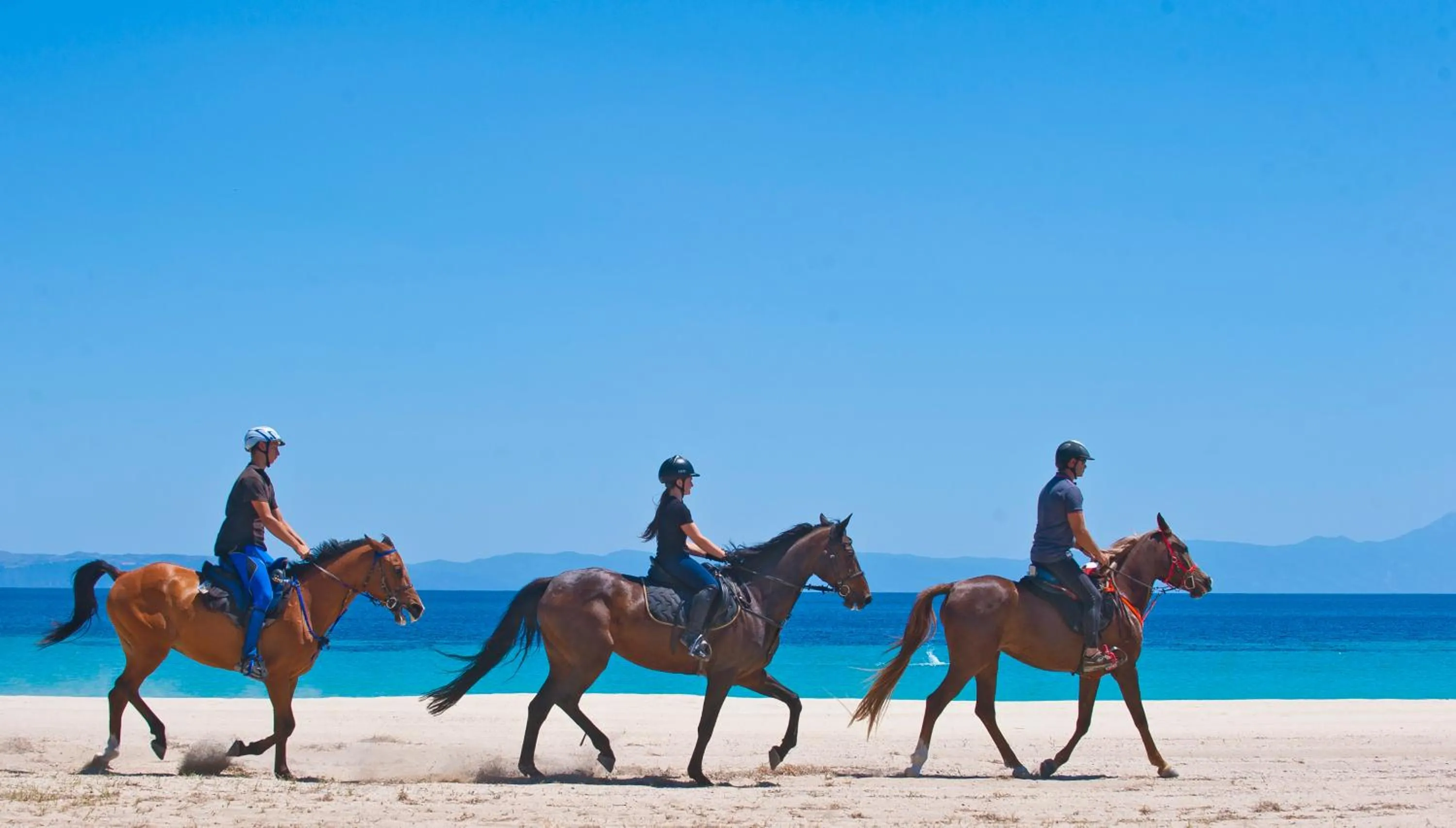 People in Antigoni Seaside Resort