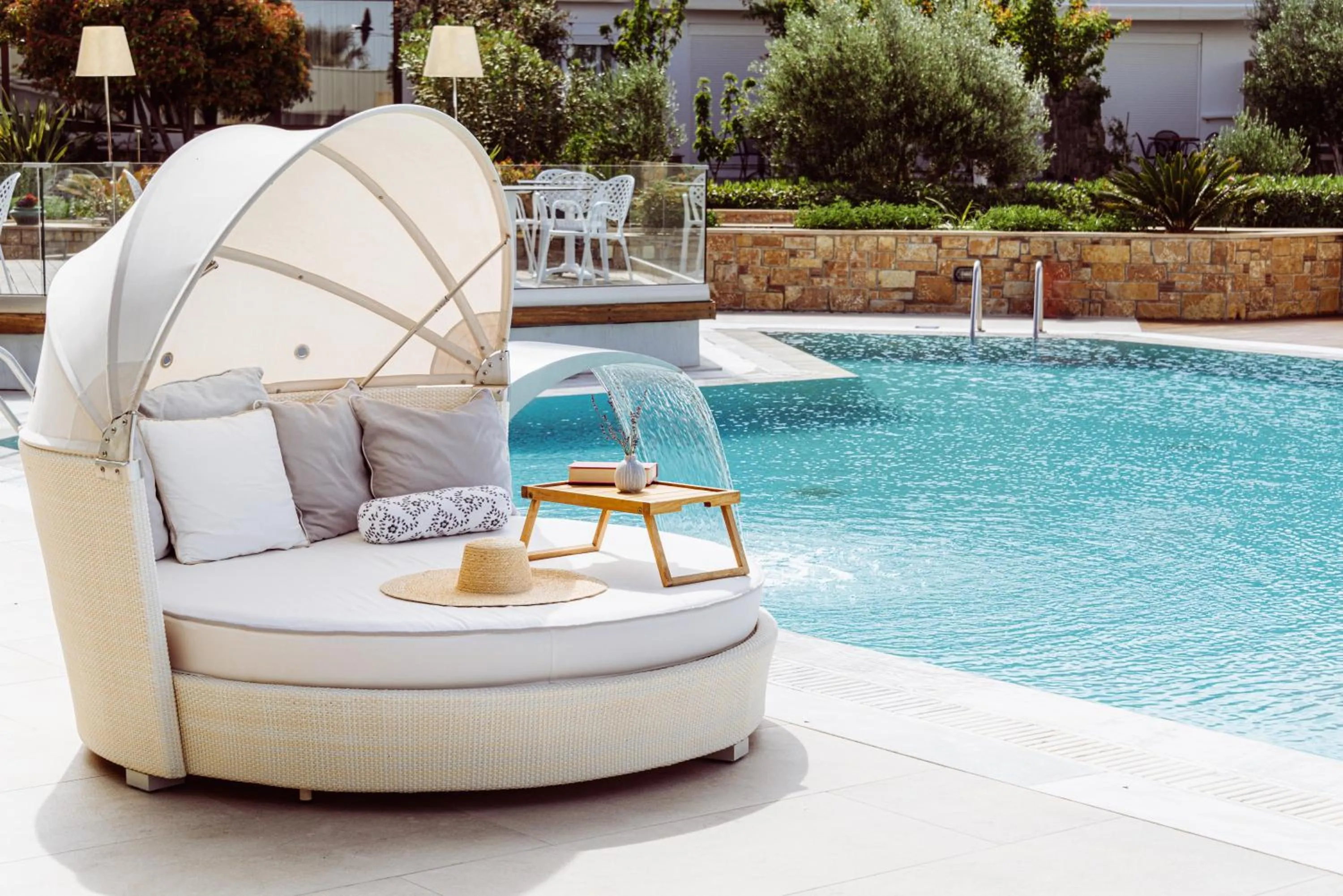 Swimming pool in Antigoni Seaside Resort