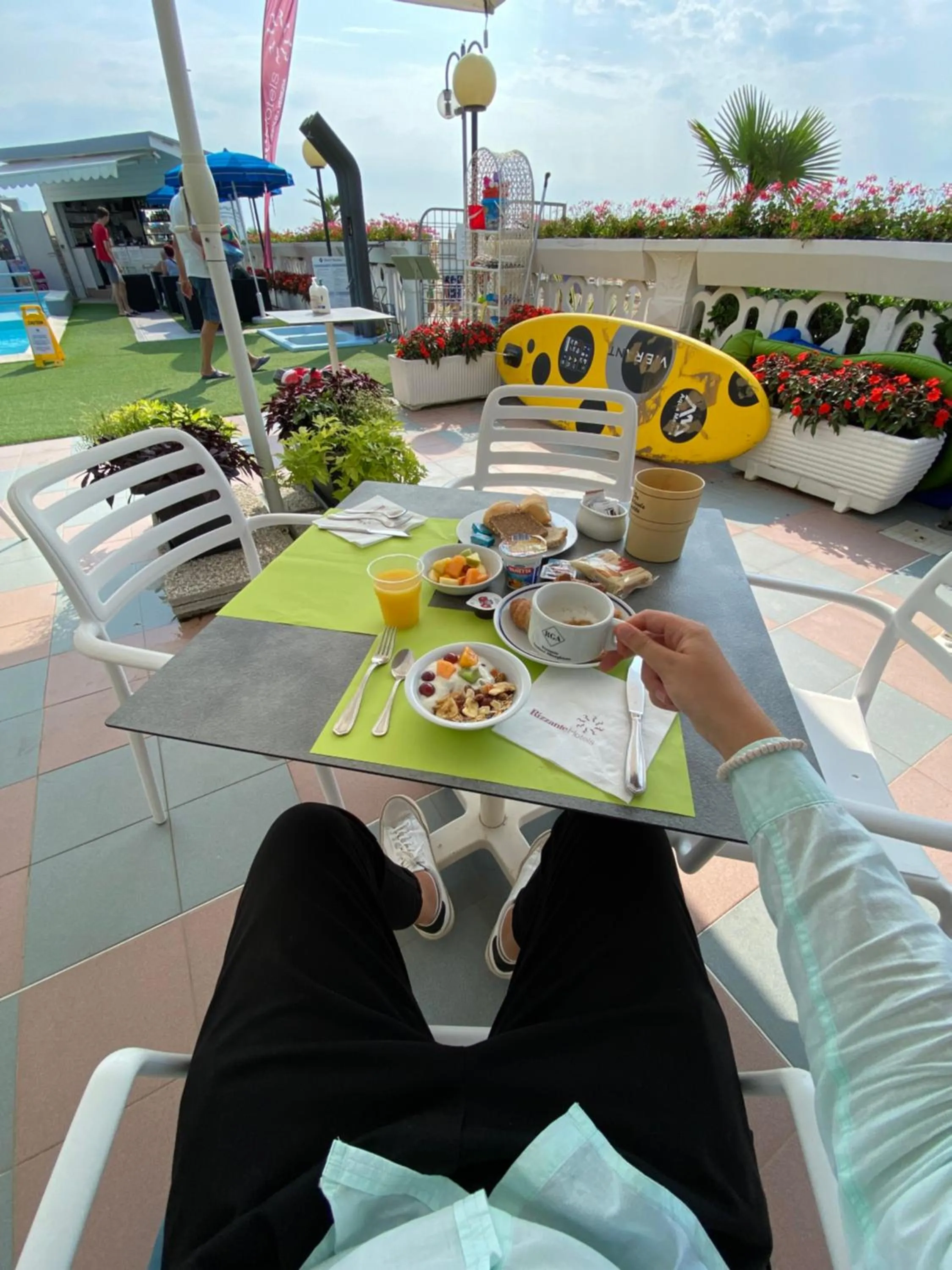 Food and drinks in Hotel Marina