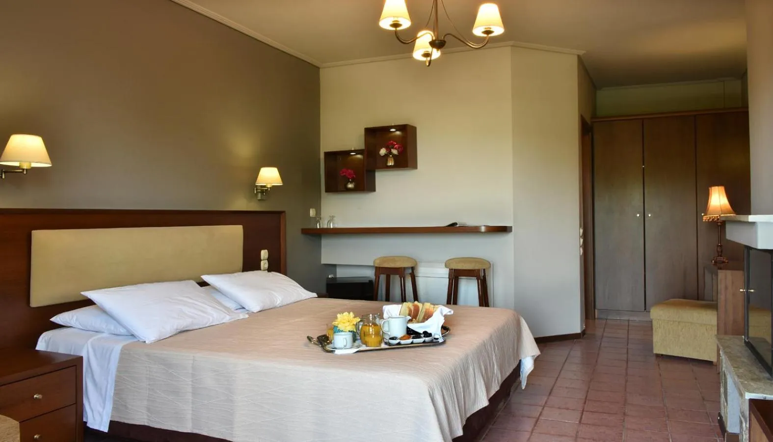 Bedroom, Bed in Hotel Pelion Resort