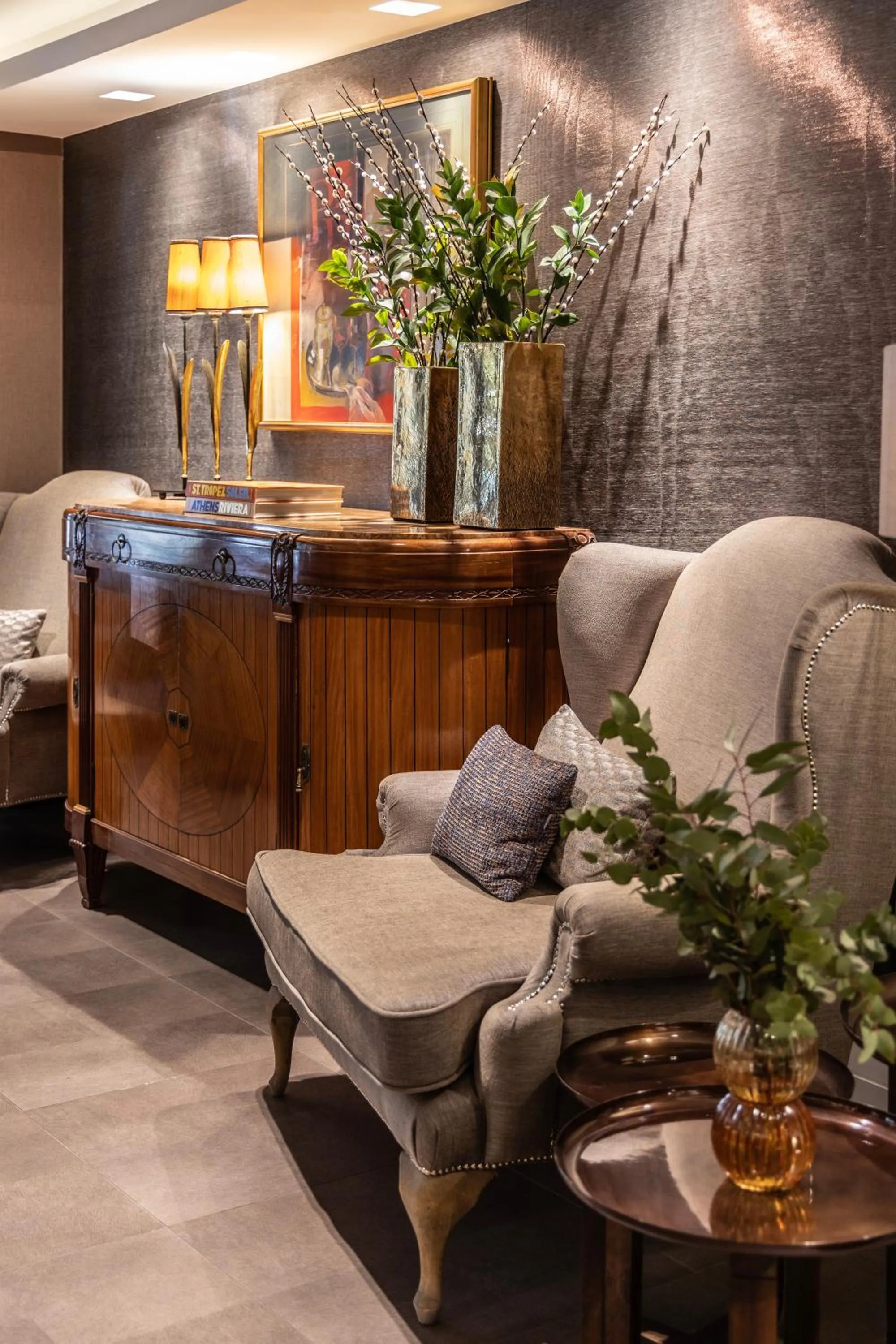 Seating area in The Y Hotel