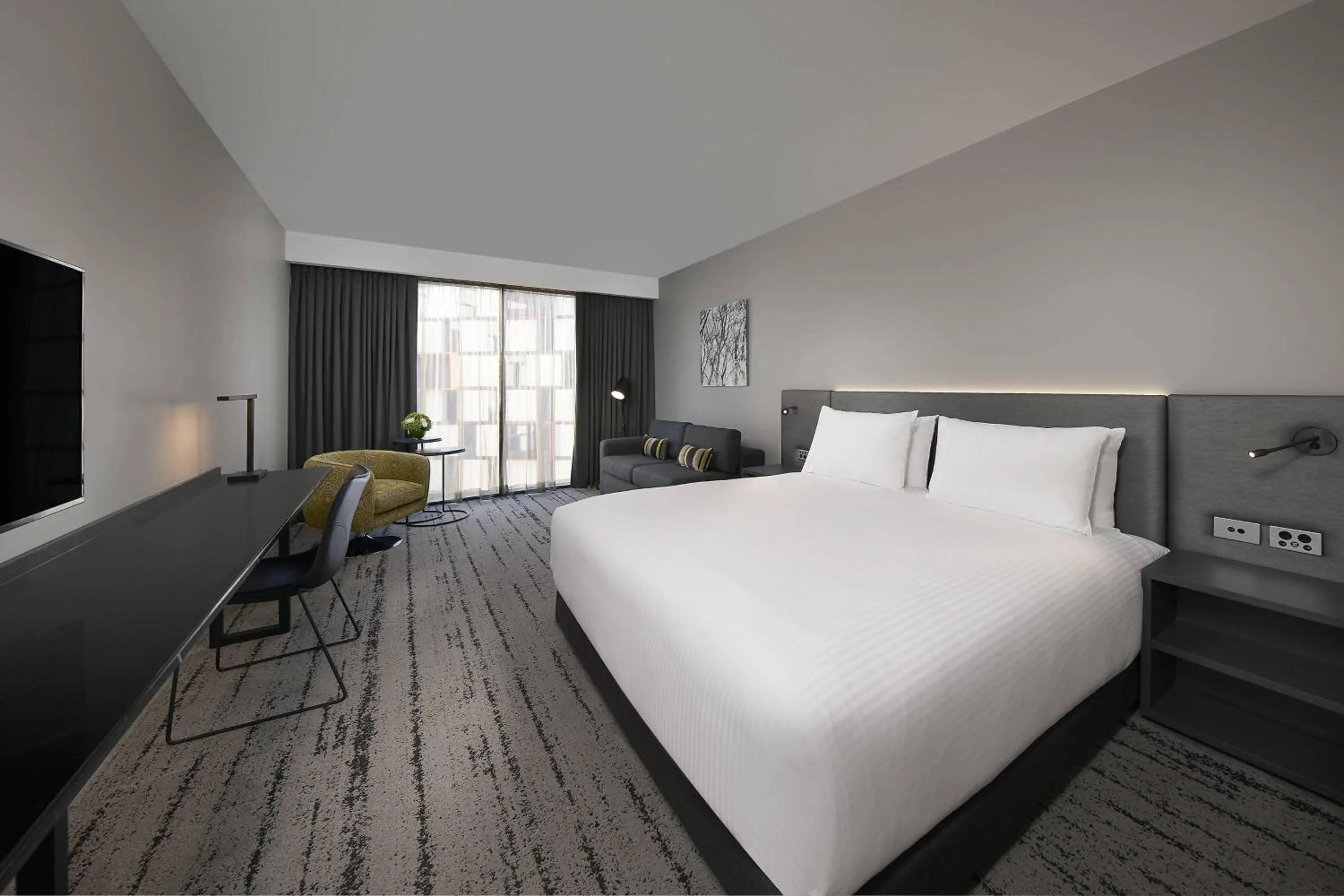Bedroom, Bed in Courtyard by Marriott Brisbane South Bank