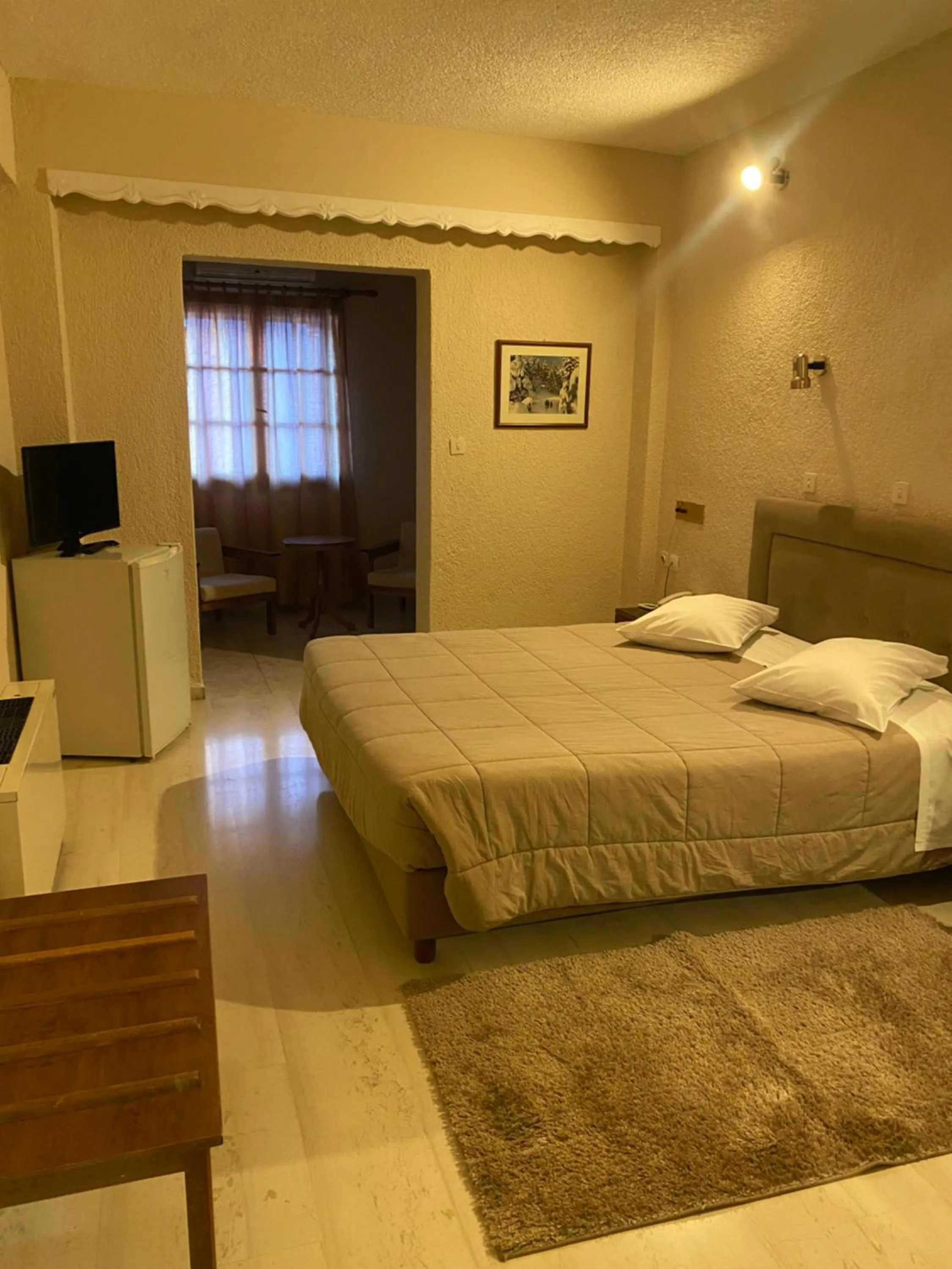 Bed in Olympic Hotel