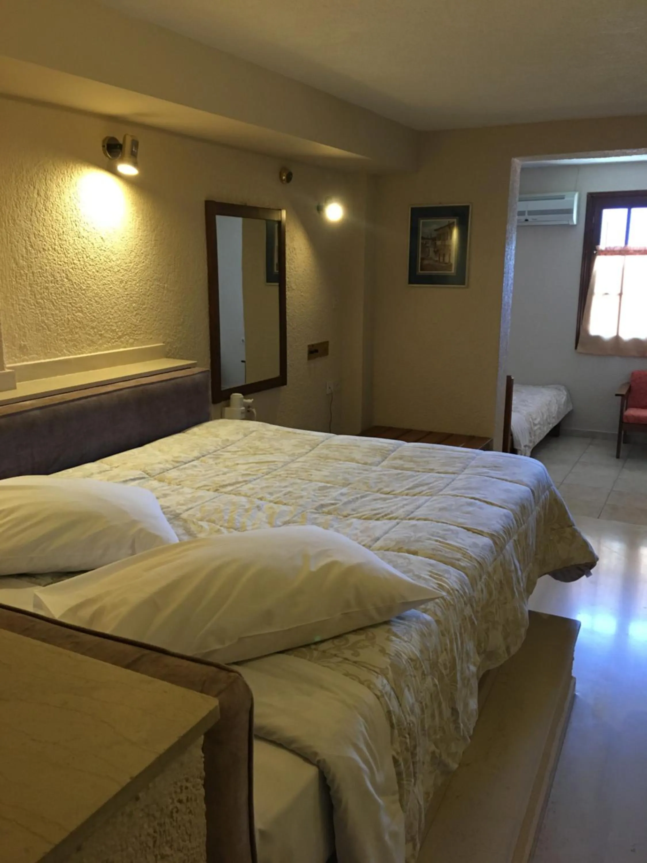 Bed in Olympic Hotel