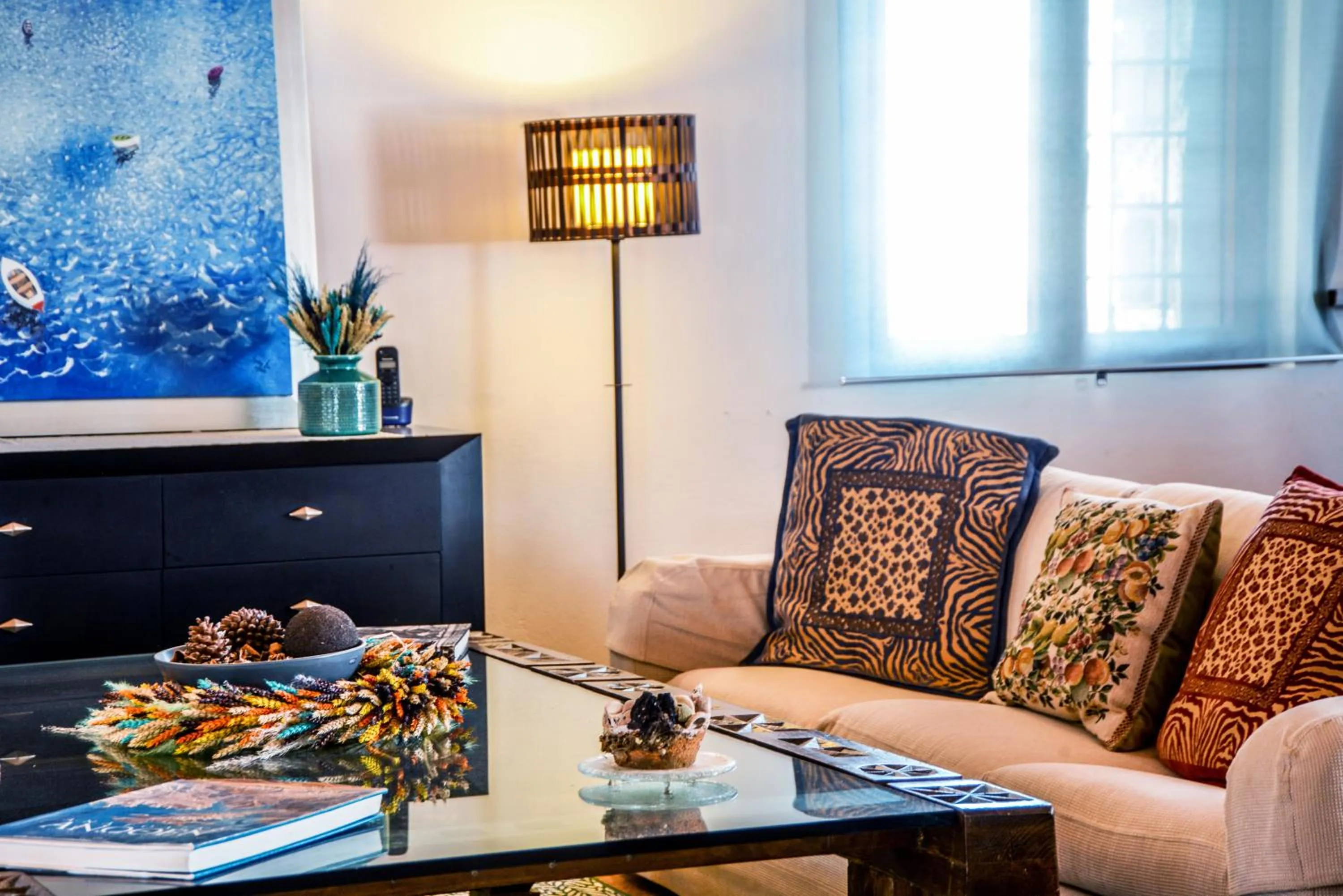 Living room in Varos Village Boutique Hotel