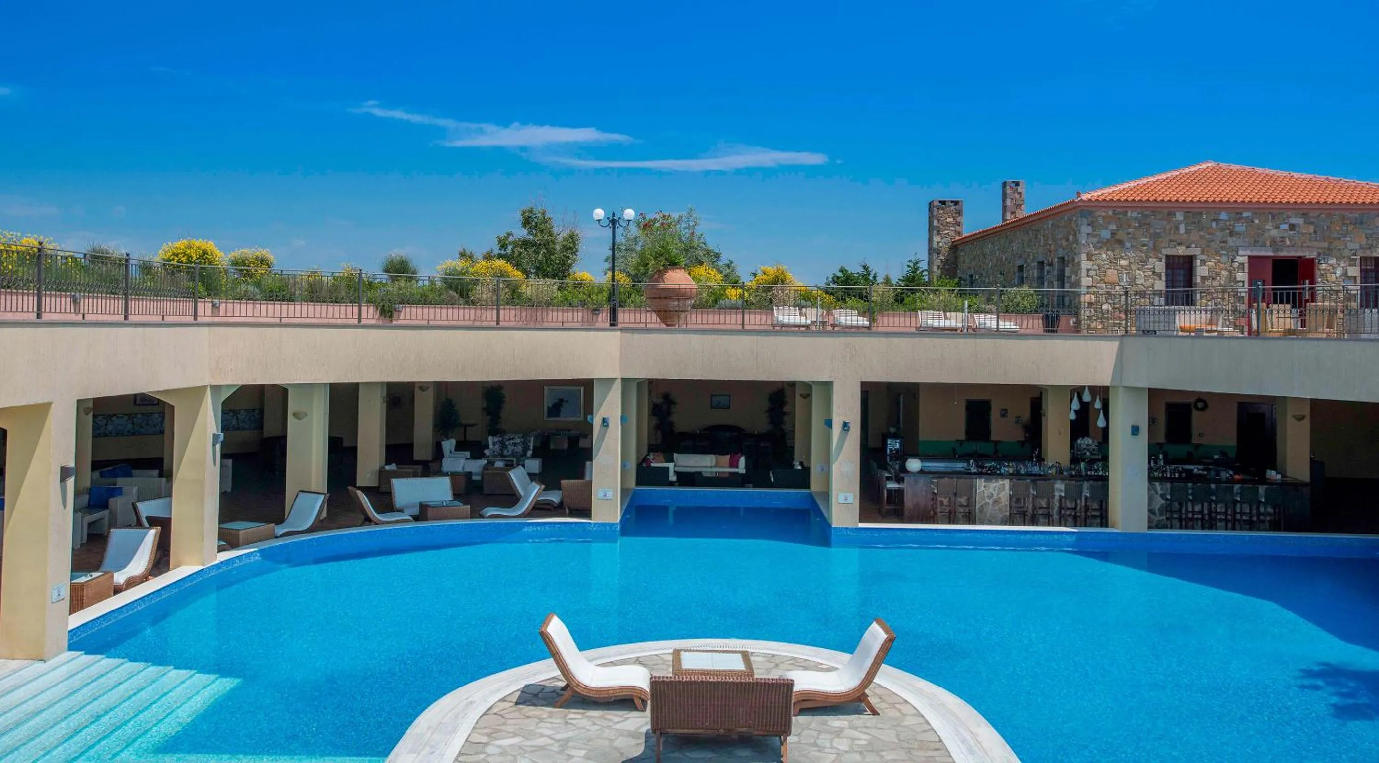 Swimming pool in Varos Village Boutique Hotel