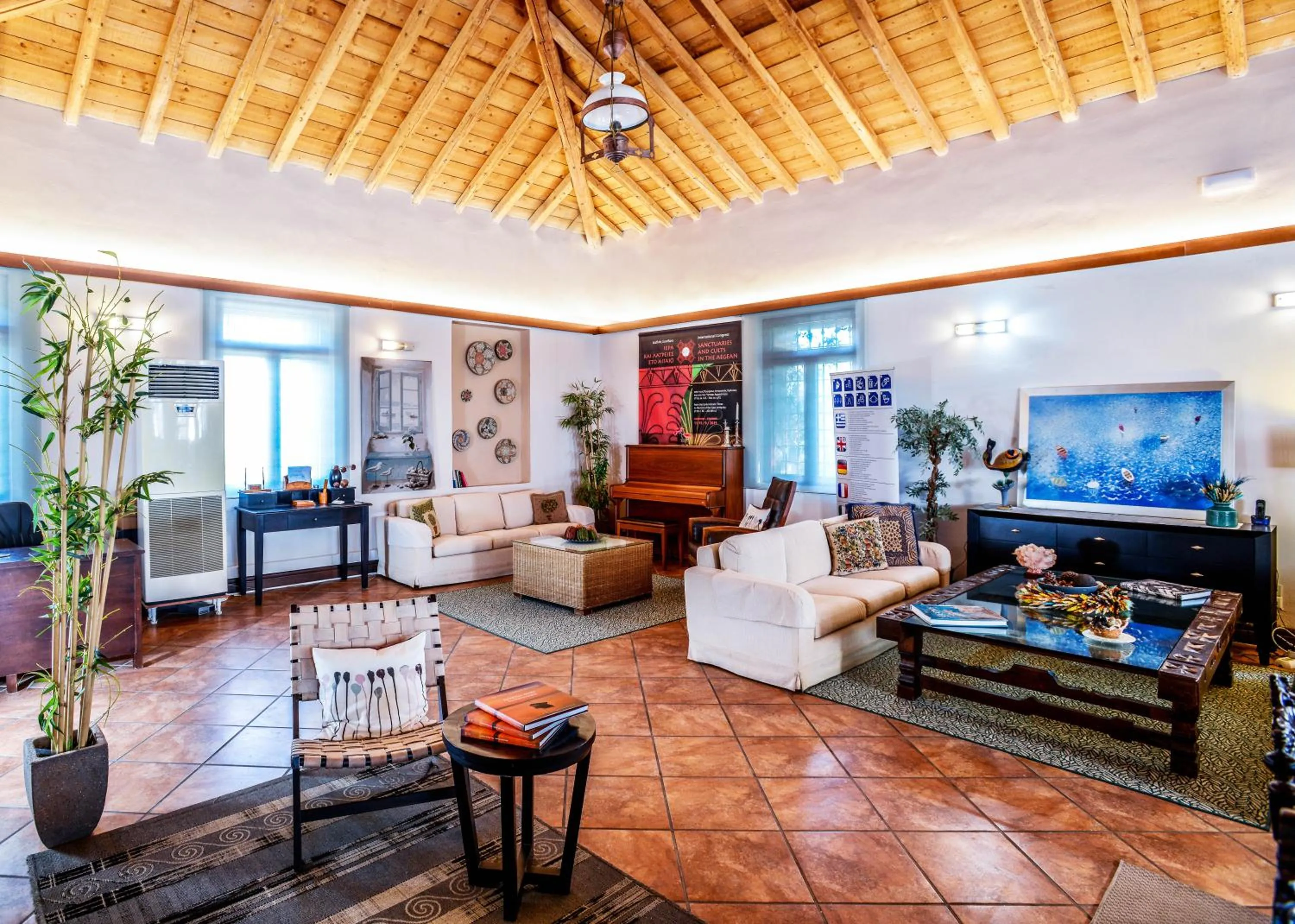 Living room in Varos Village Boutique Hotel