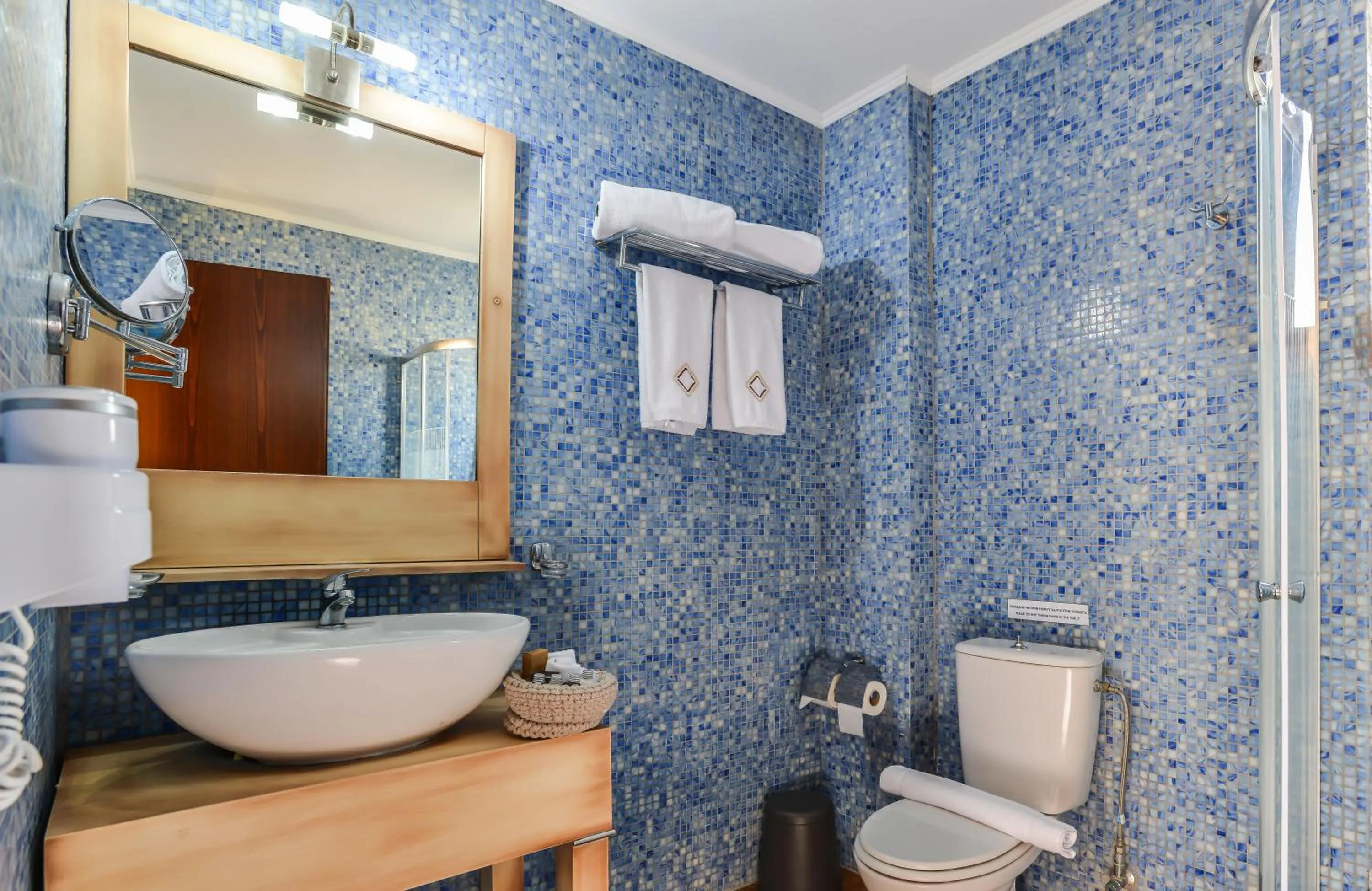 Shower in Varos Village Boutique Hotel