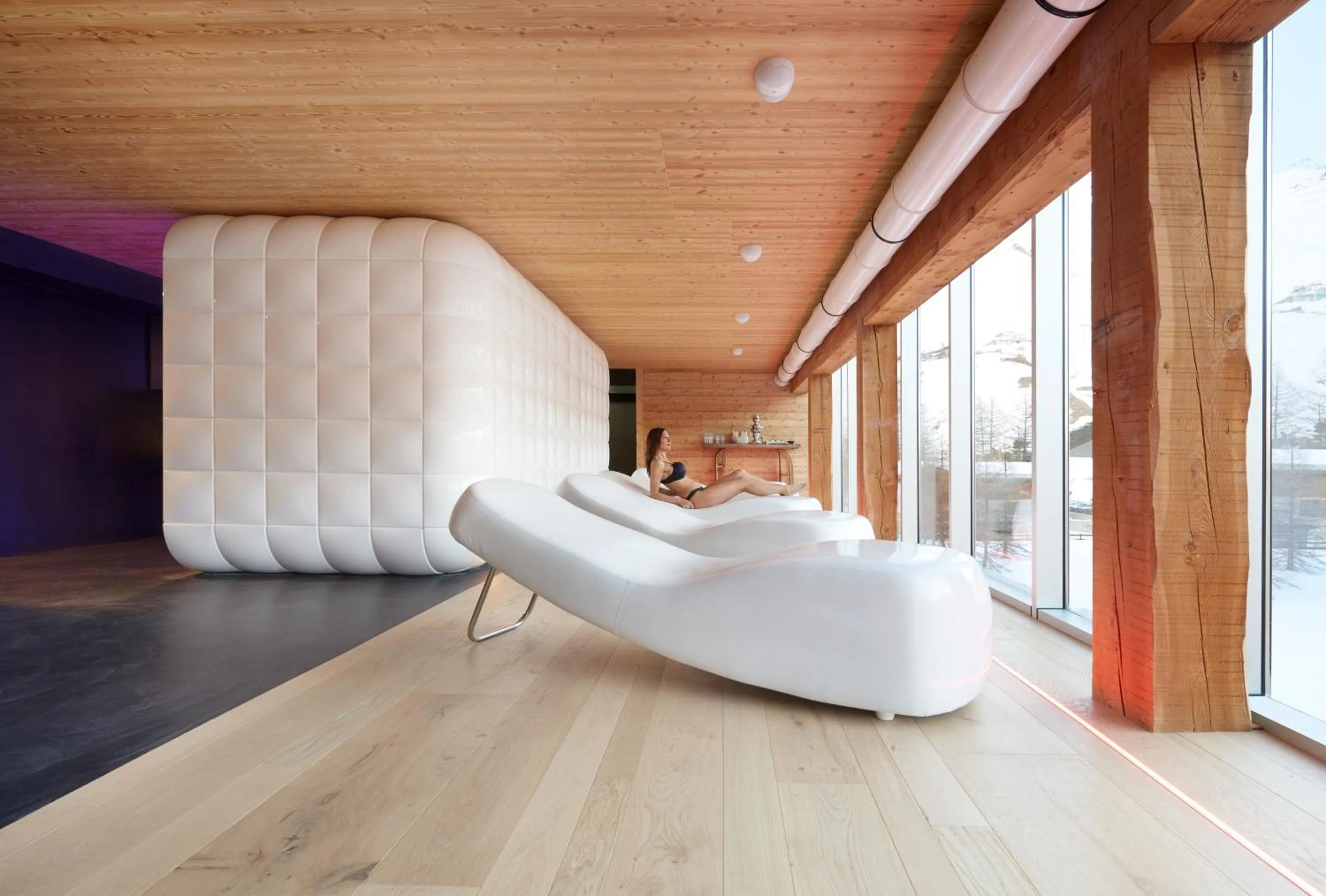 Sauna in Aux Pieds du Roi - Suite & Spa