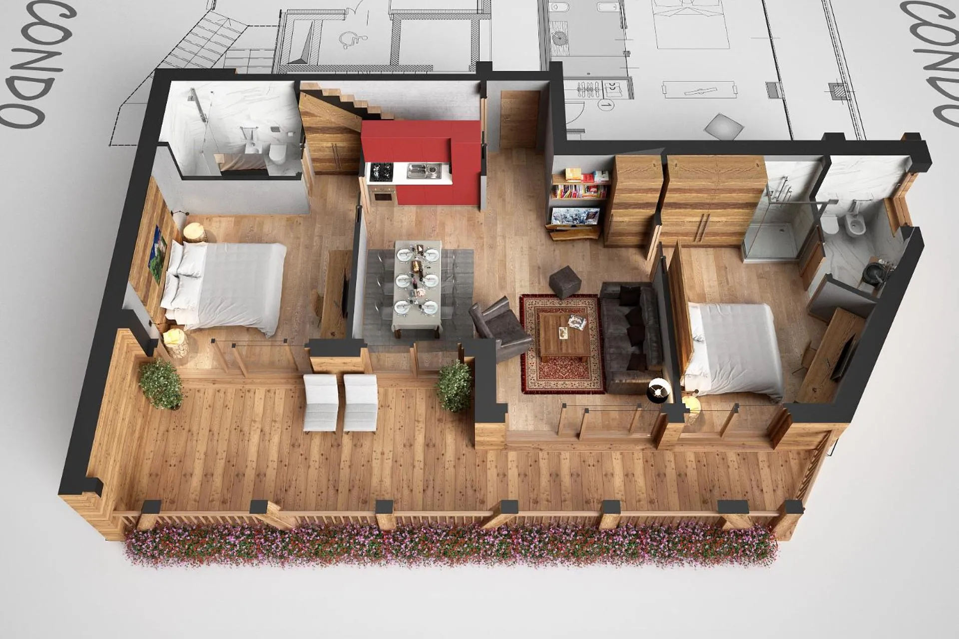 Shower in Aux Pieds du Roi - Suite & Spa