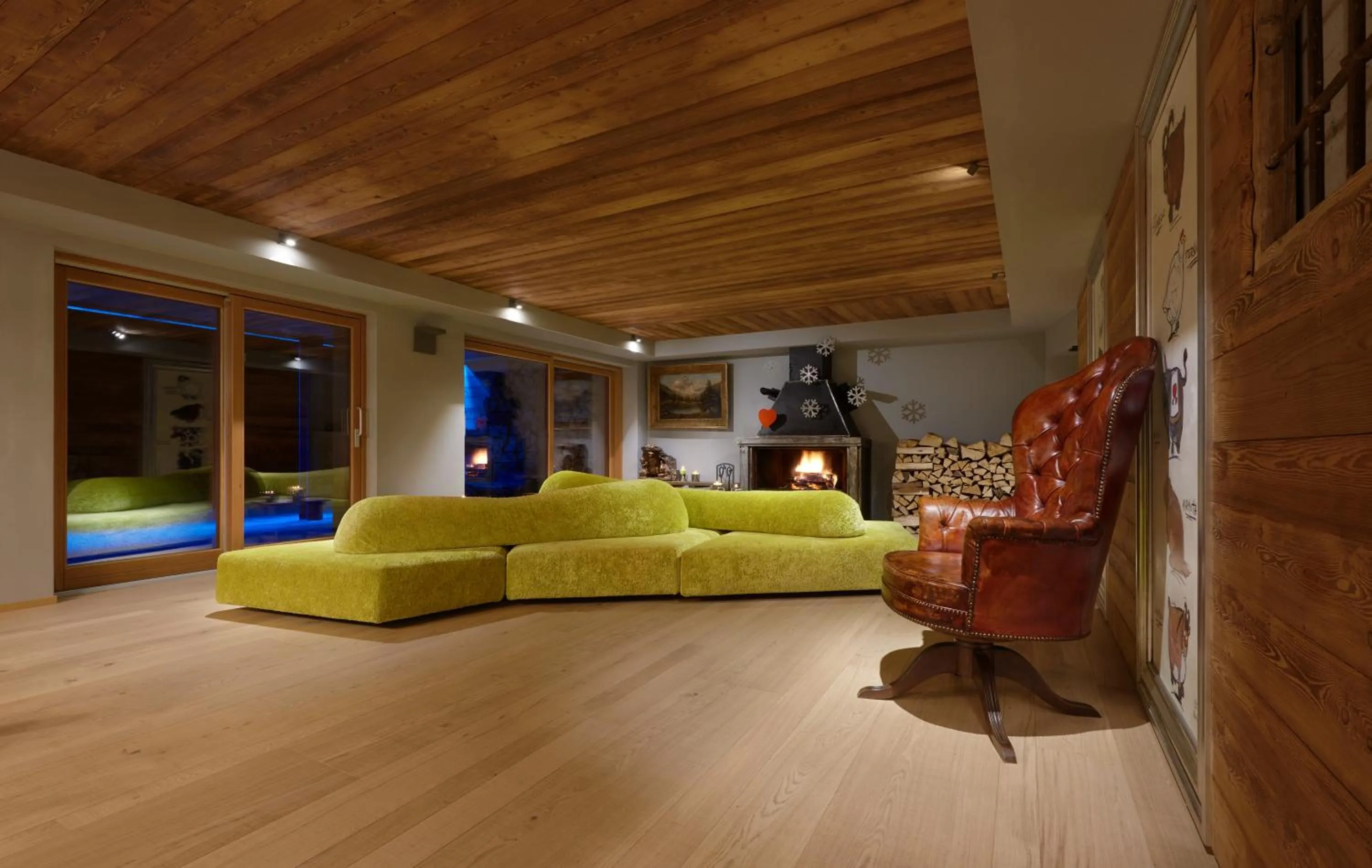 Lobby or reception in Aux Pieds du Roi - Suite & Spa