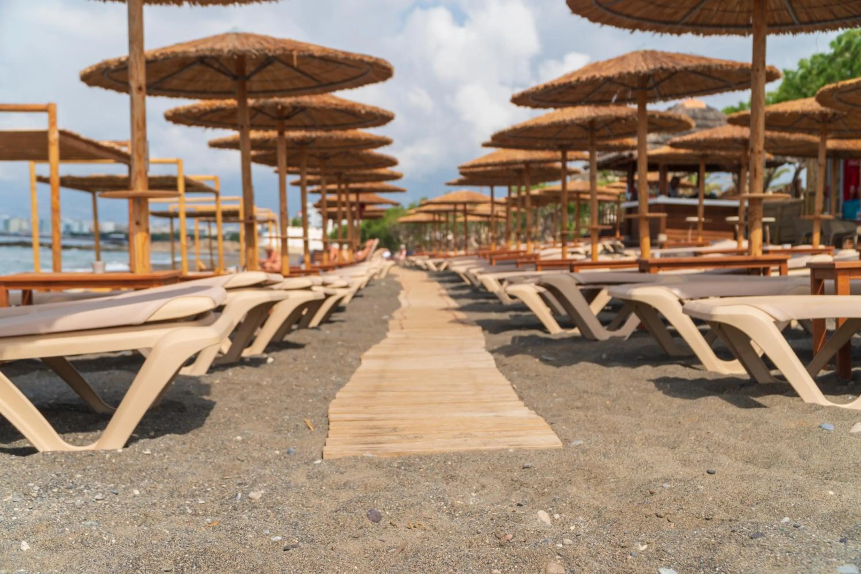 Beach in Tylissos Beach Hotel - Adults Only