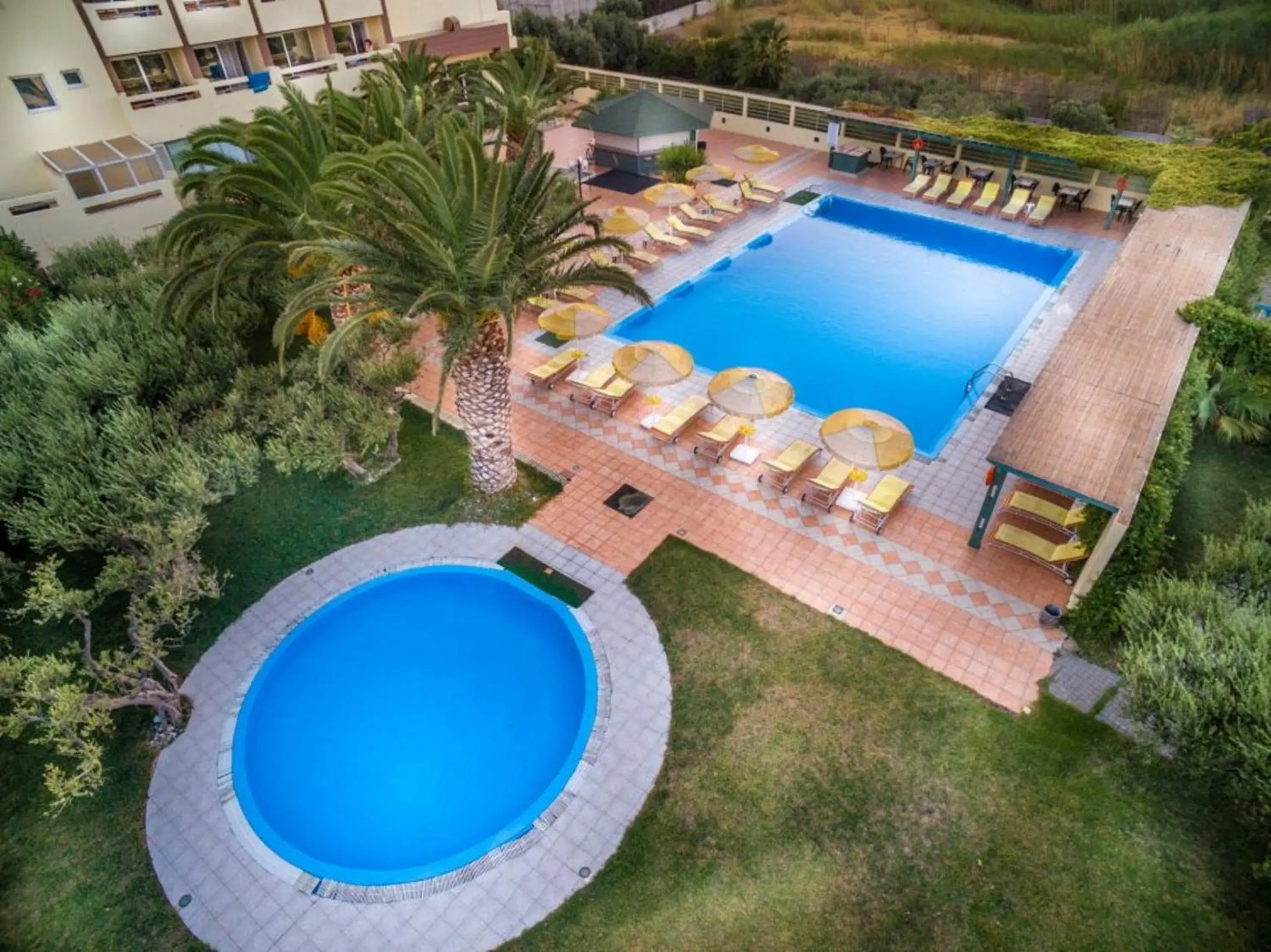 Bird's eye view in Tylissos Beach Hotel - Adults Only Bird's eye view in Tylissos Beach Hotel - Adults Only