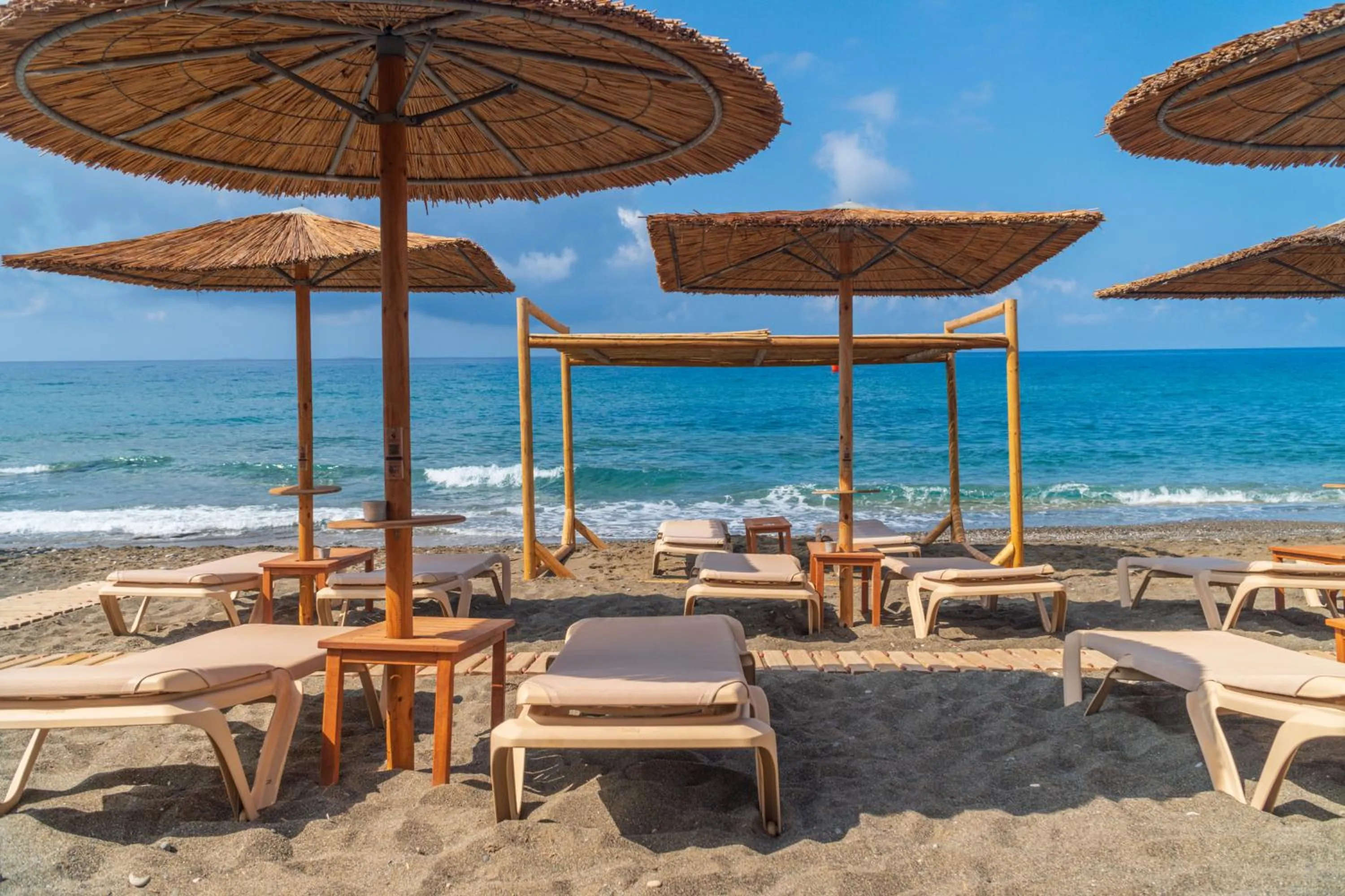 Beach in Tylissos Beach Hotel - Adults Only
