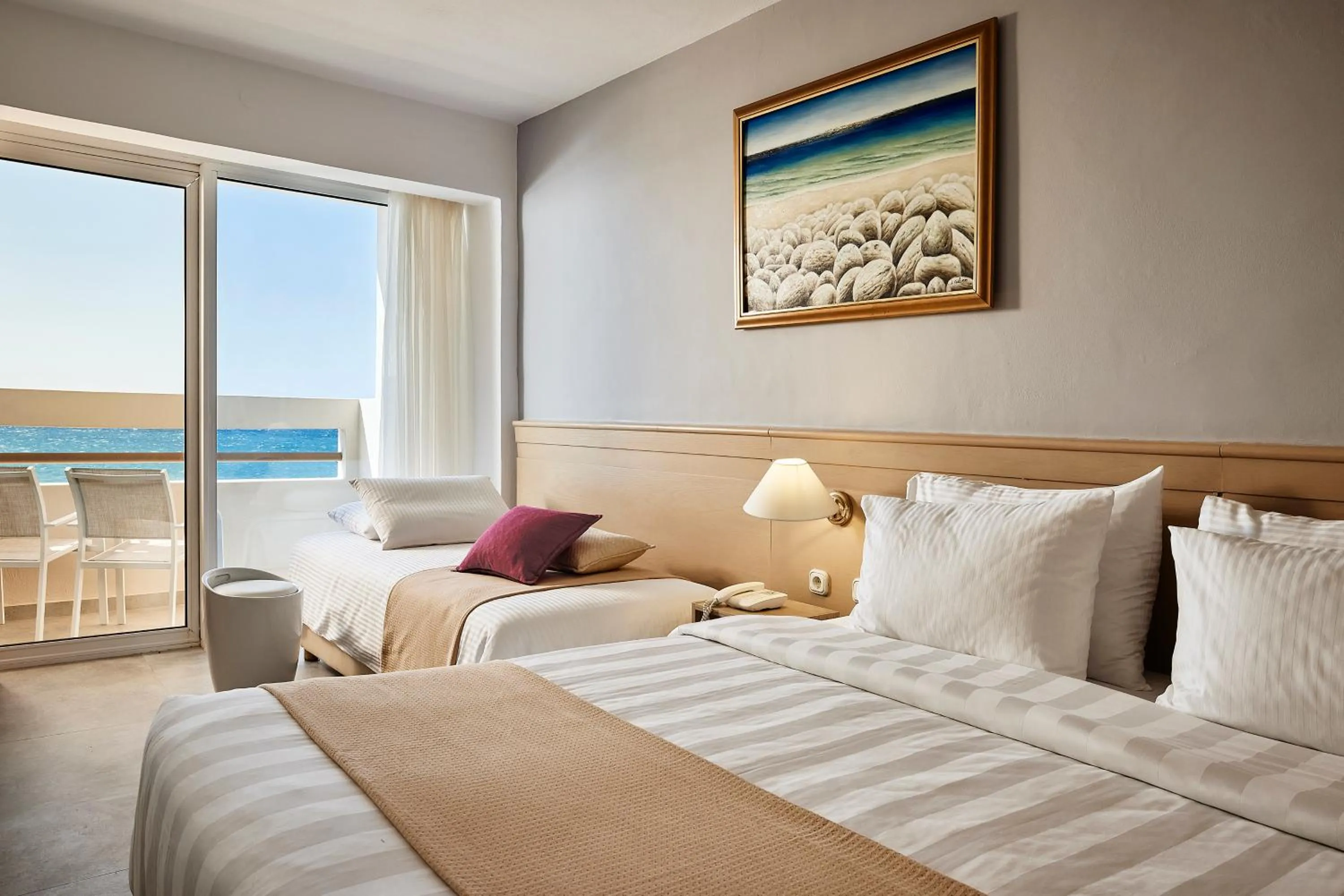 Bed in Tylissos Beach Hotel - Adults Only